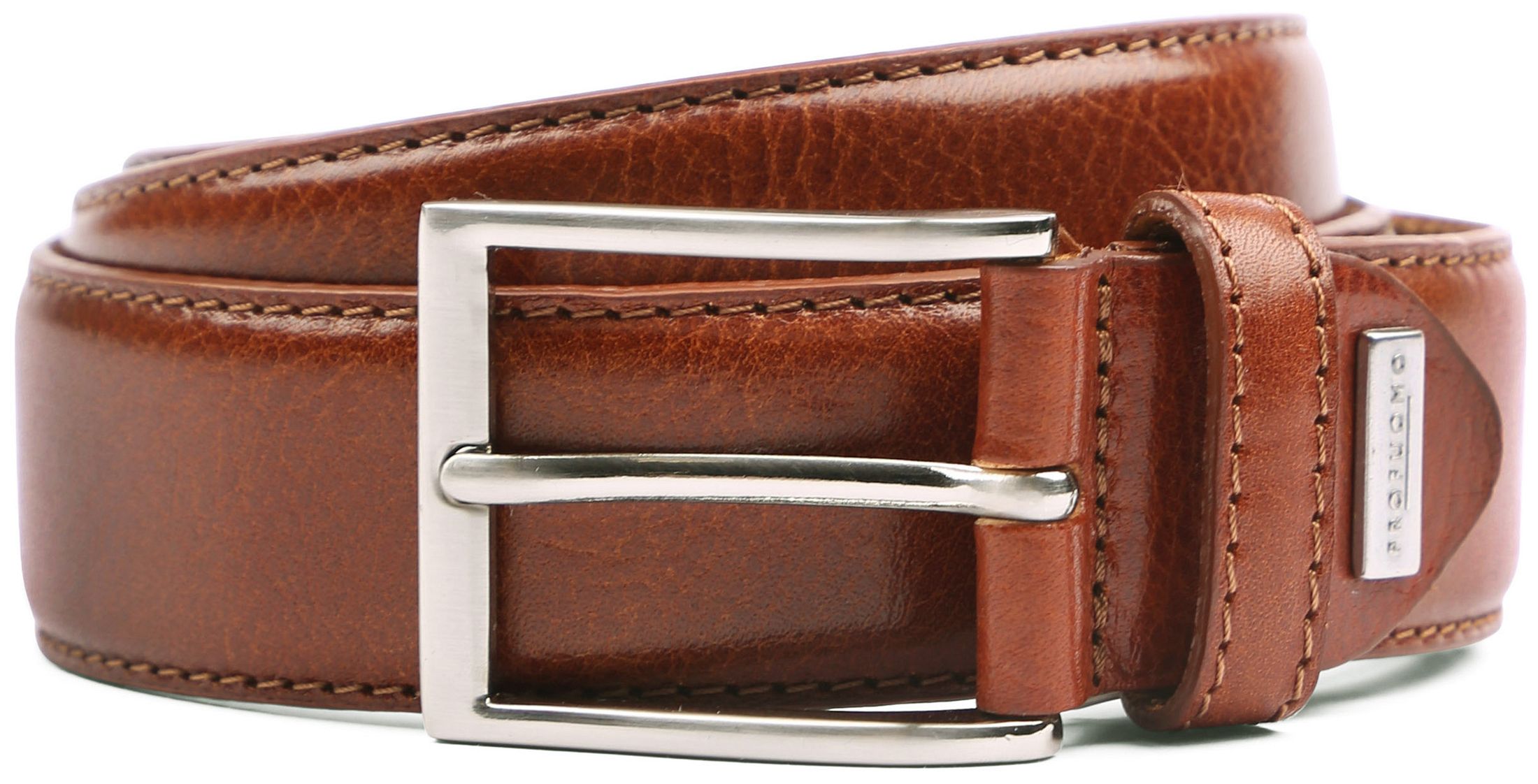 Profuomo Leren Riem Cognac PP1R00074