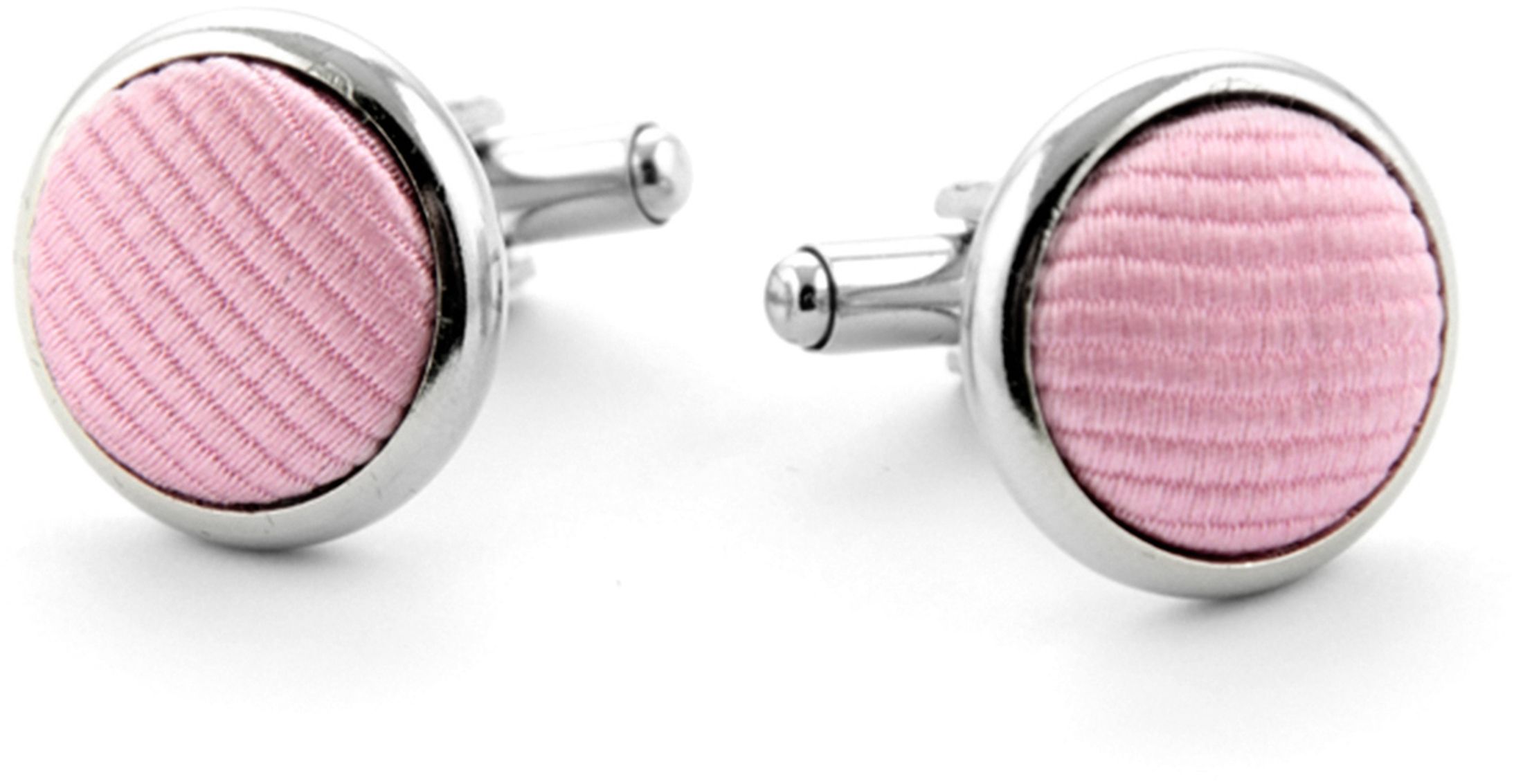 Manschettenknöpfe Seide Rosa F03 91007M03A