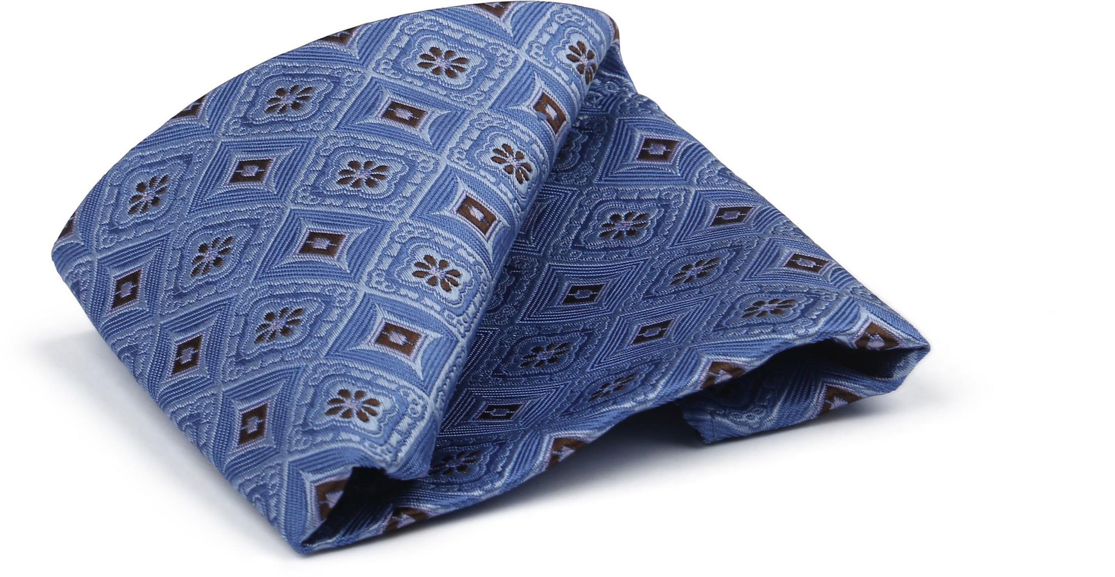 Suitable Silk Necktie Print Blue PO25-01 order online | Suitable