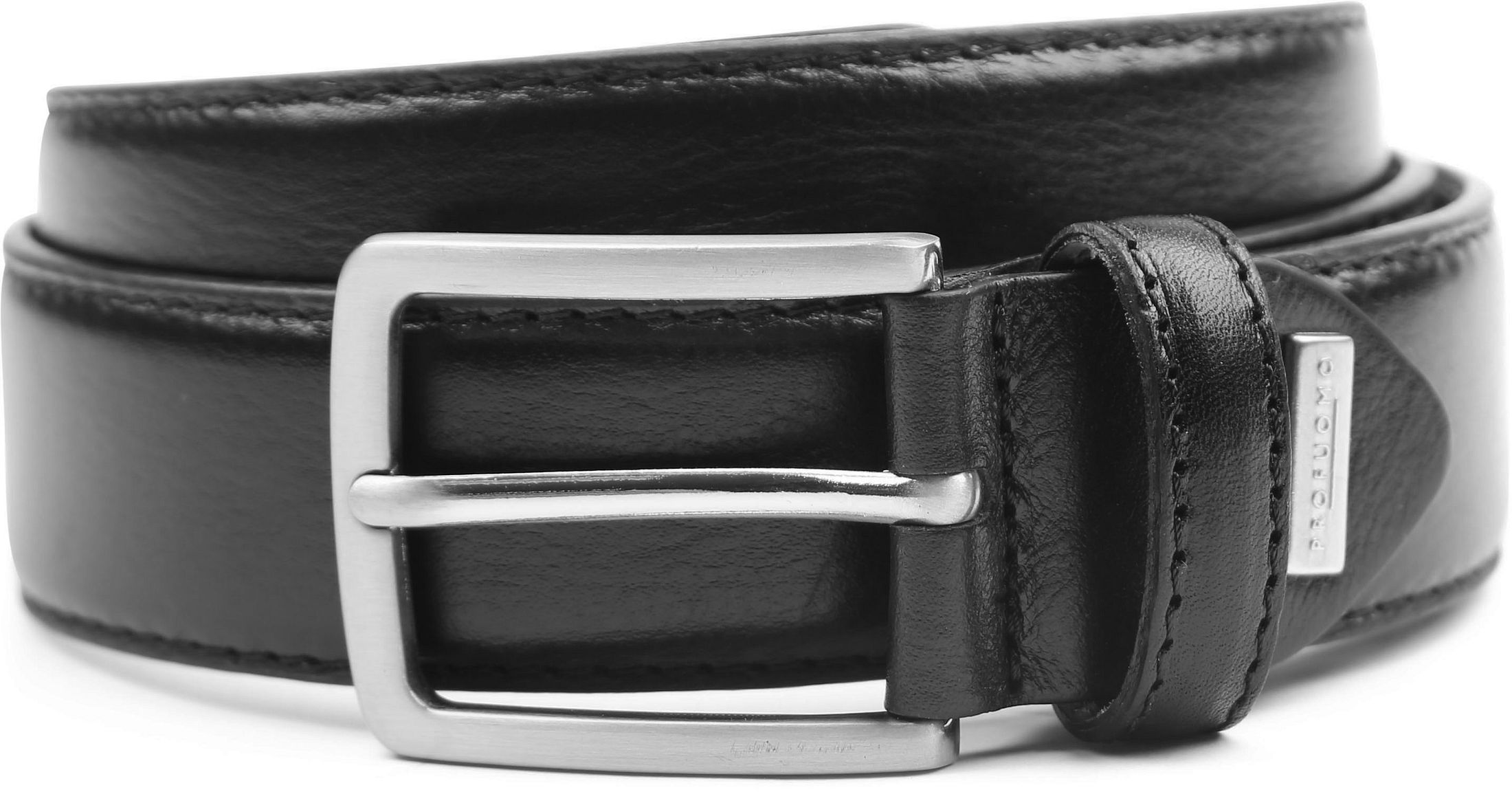 Profuomo Leren Riem Zwart PP1R00072