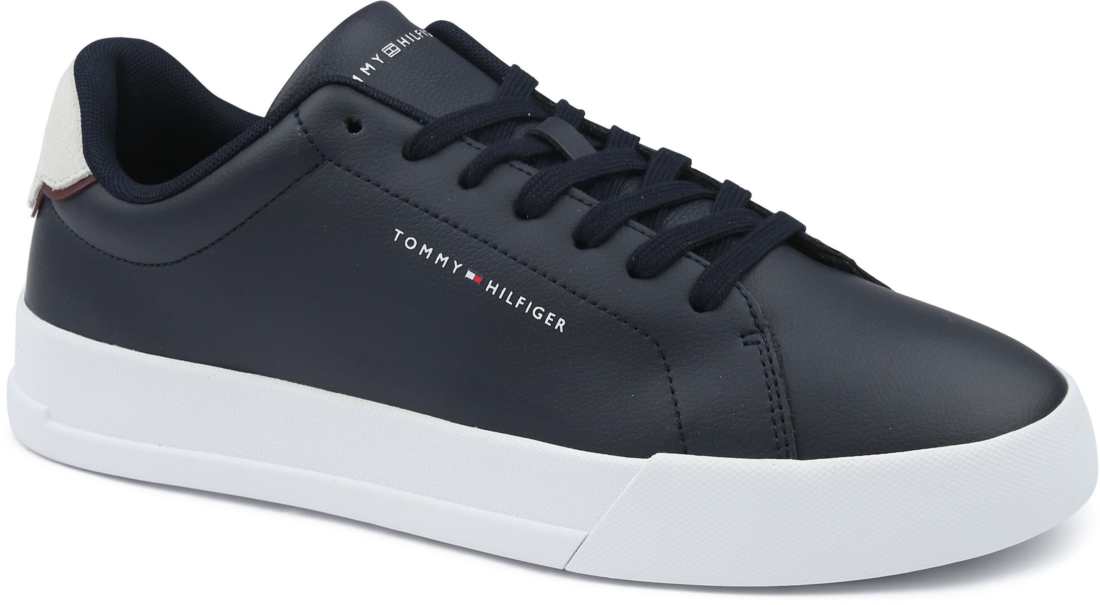 Tommy Hilfiger Sneaker i Navy Læder Court FM0FM05367-DW5