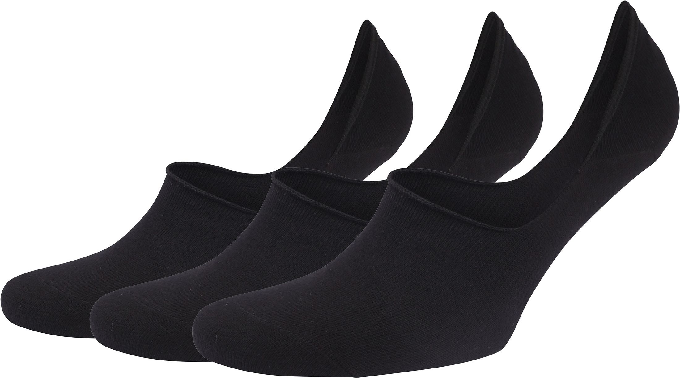 Suitable skarpety Czarny No-Show 3 pack Black 3-pack