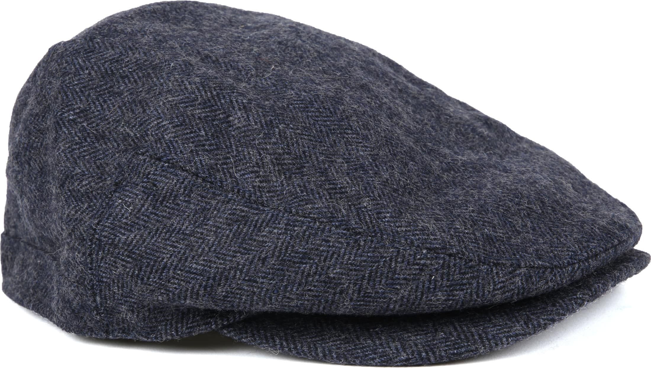 Barbour Barlow Flat Cap Herringbone Navy MHA0483-NY15 kopen | Suitable