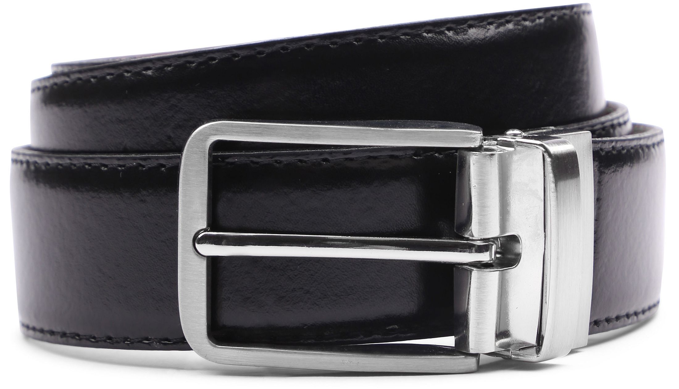 Suitable Ceinture Noir en Cuir commander en ligne | 1102245-006 | Suitable Luxembourg
