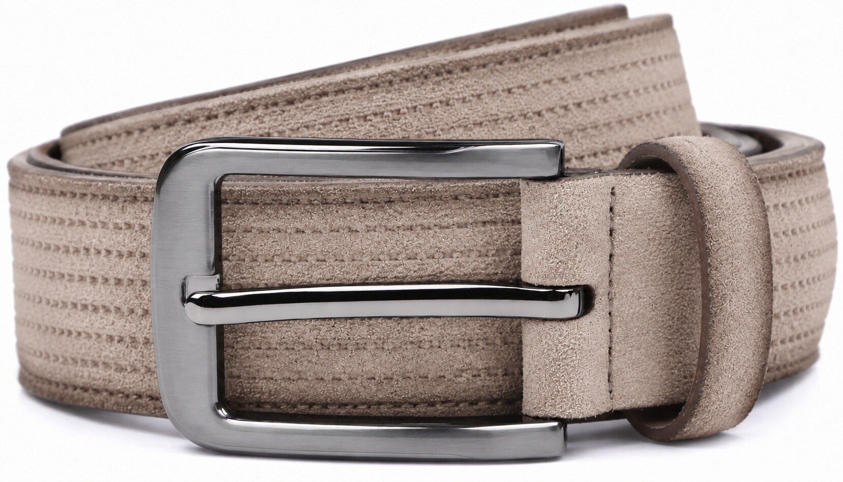 Suitable Cintura Struttura Camoscio Beige 1100509-025