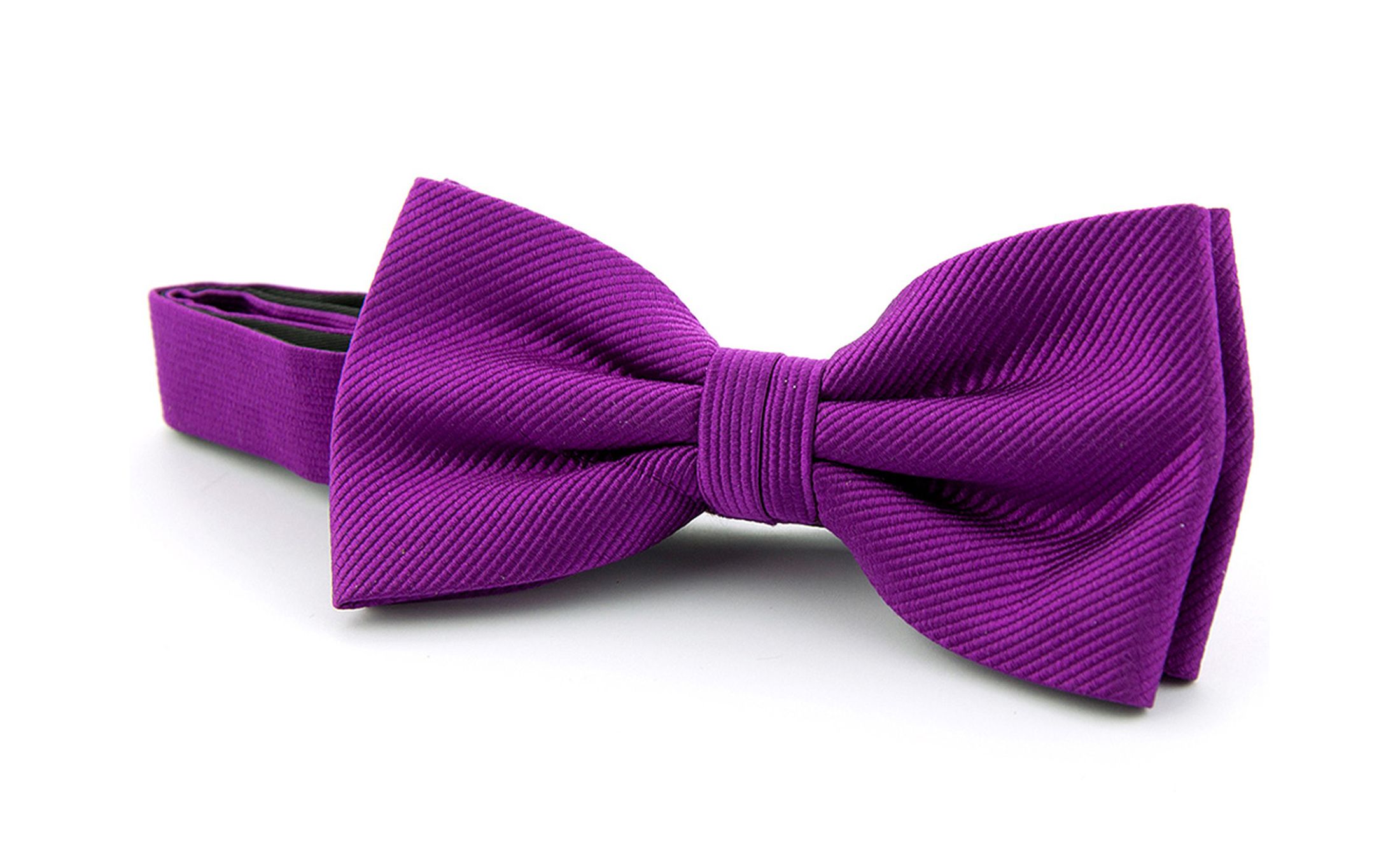 Bow Tie Silk Aubergine F28 9120728A