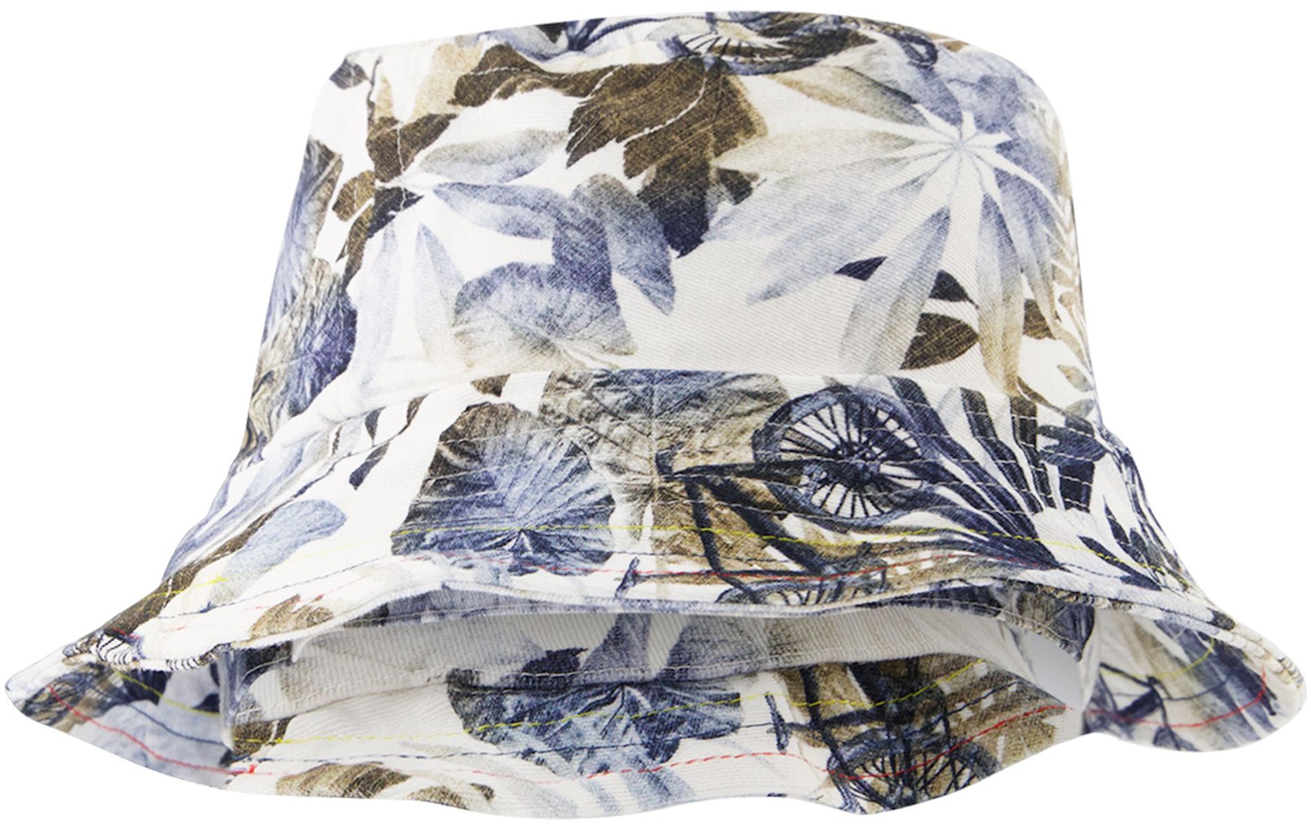 Køb R2 Amsterdam Bucket Hat Print Blå 124.BUCKET.002-014 | Suitable