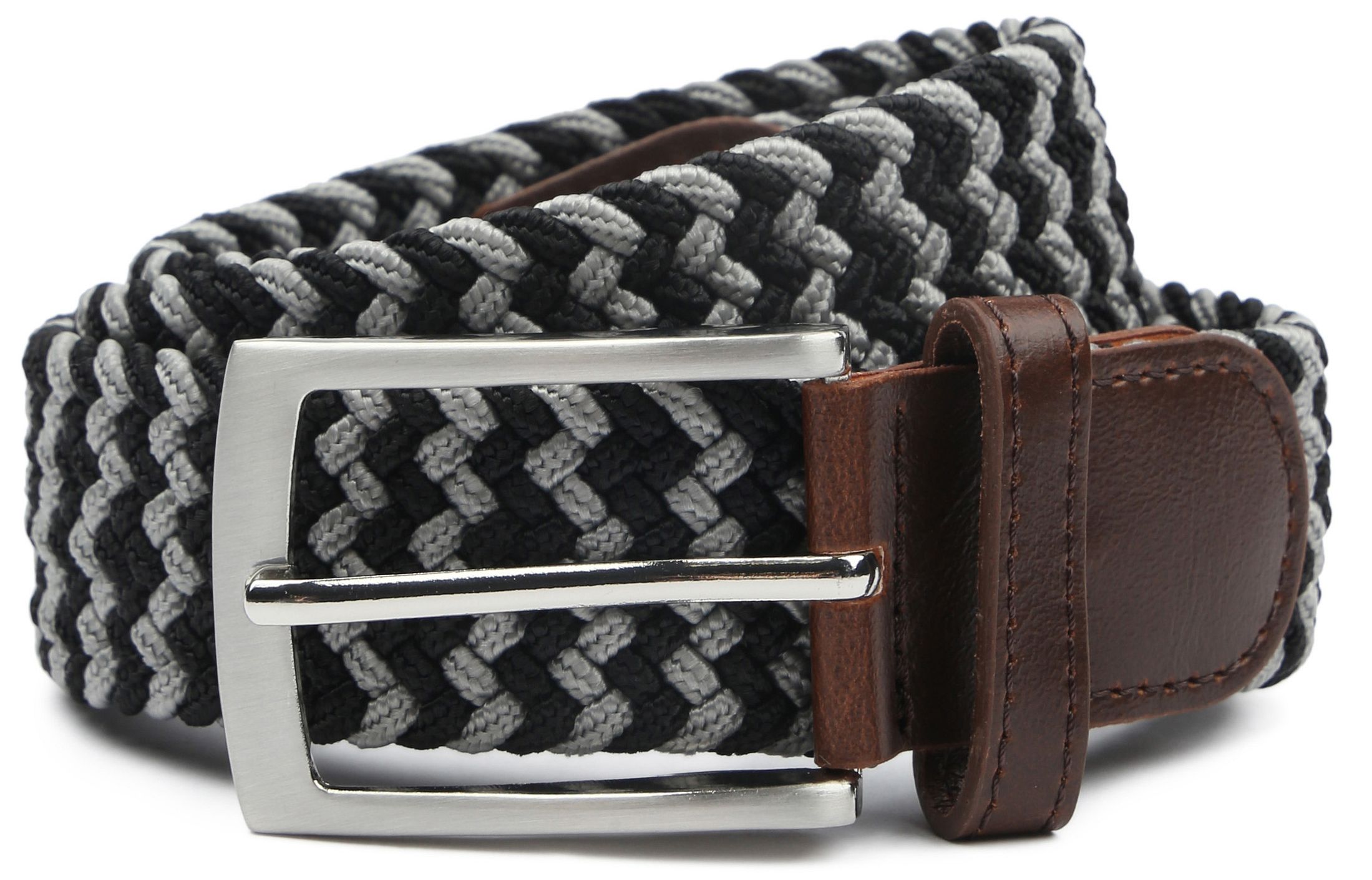 Suitable Braided Belt Anthracite Black order online | BE-HJEB-Twotonegrey | Suitable Spain