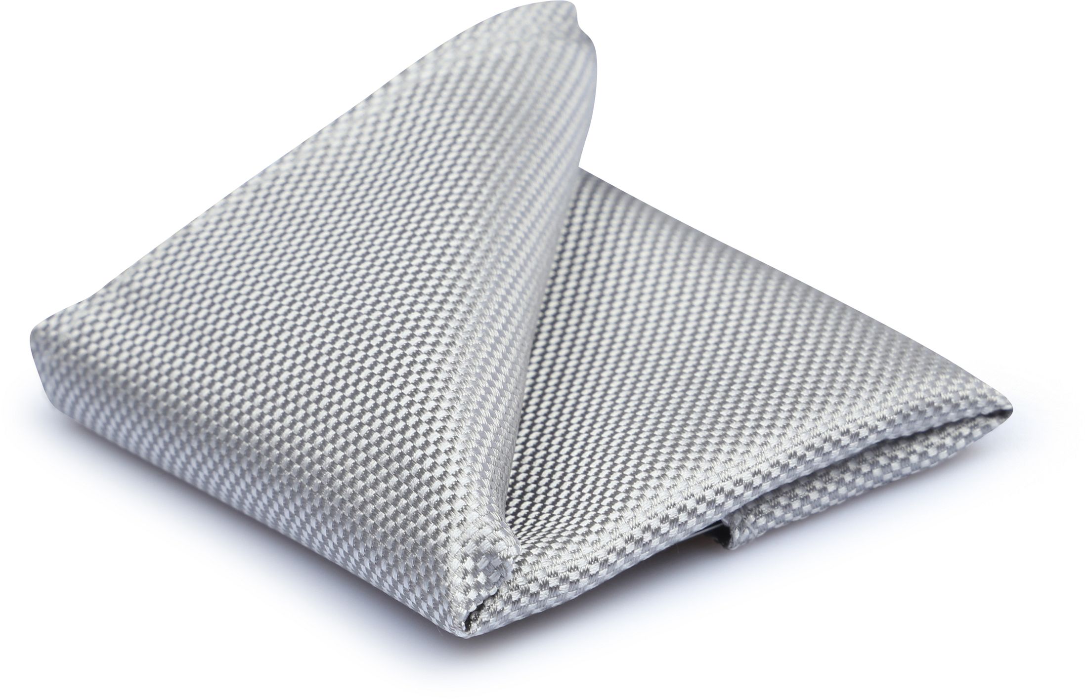 Suitable Zijde Pochet Zilver POOXF-18 Silver kopen | Suitable