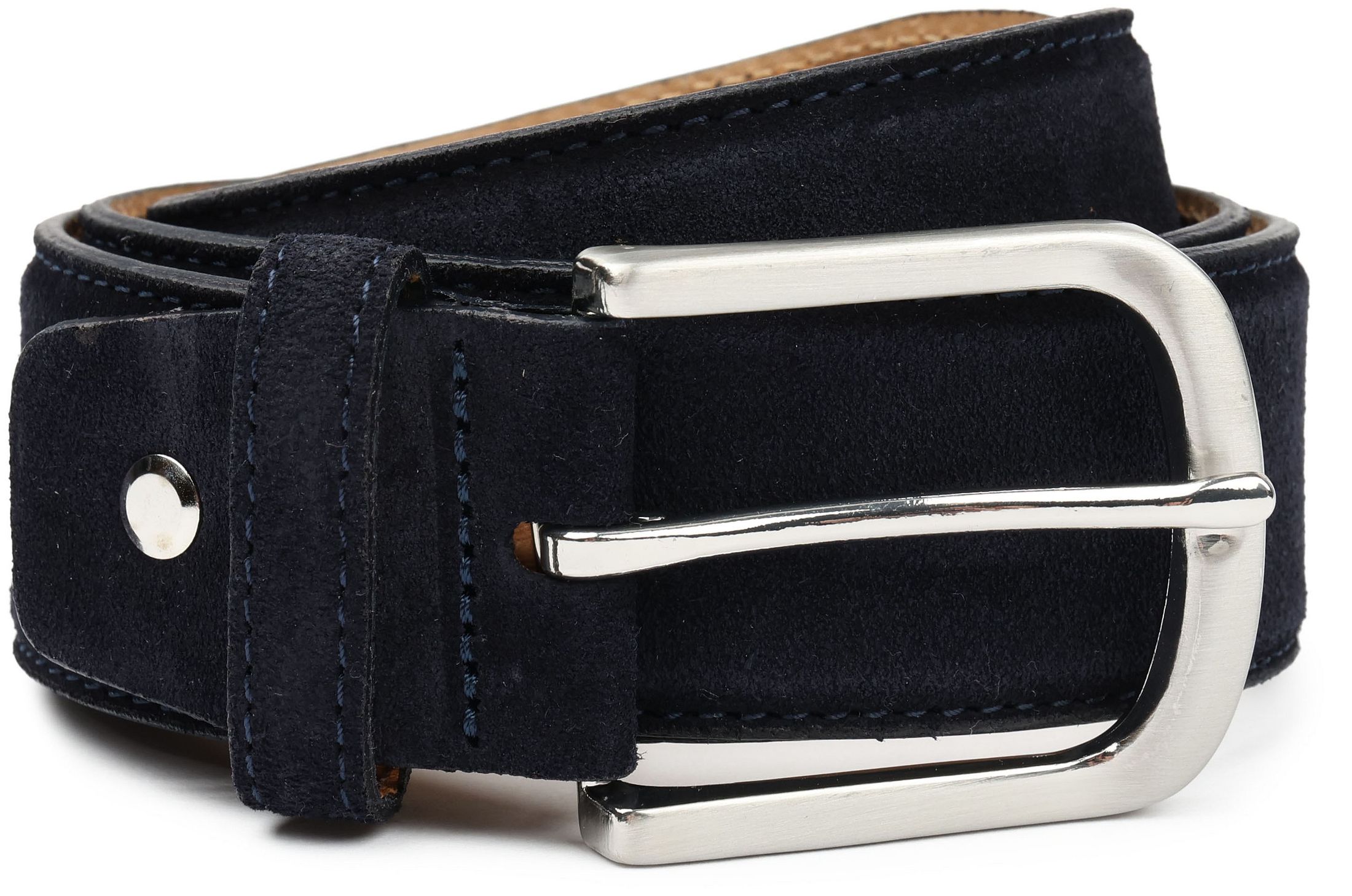 Suitable Riem Suède Leer Navy 1107334-043 kopen | Suitable