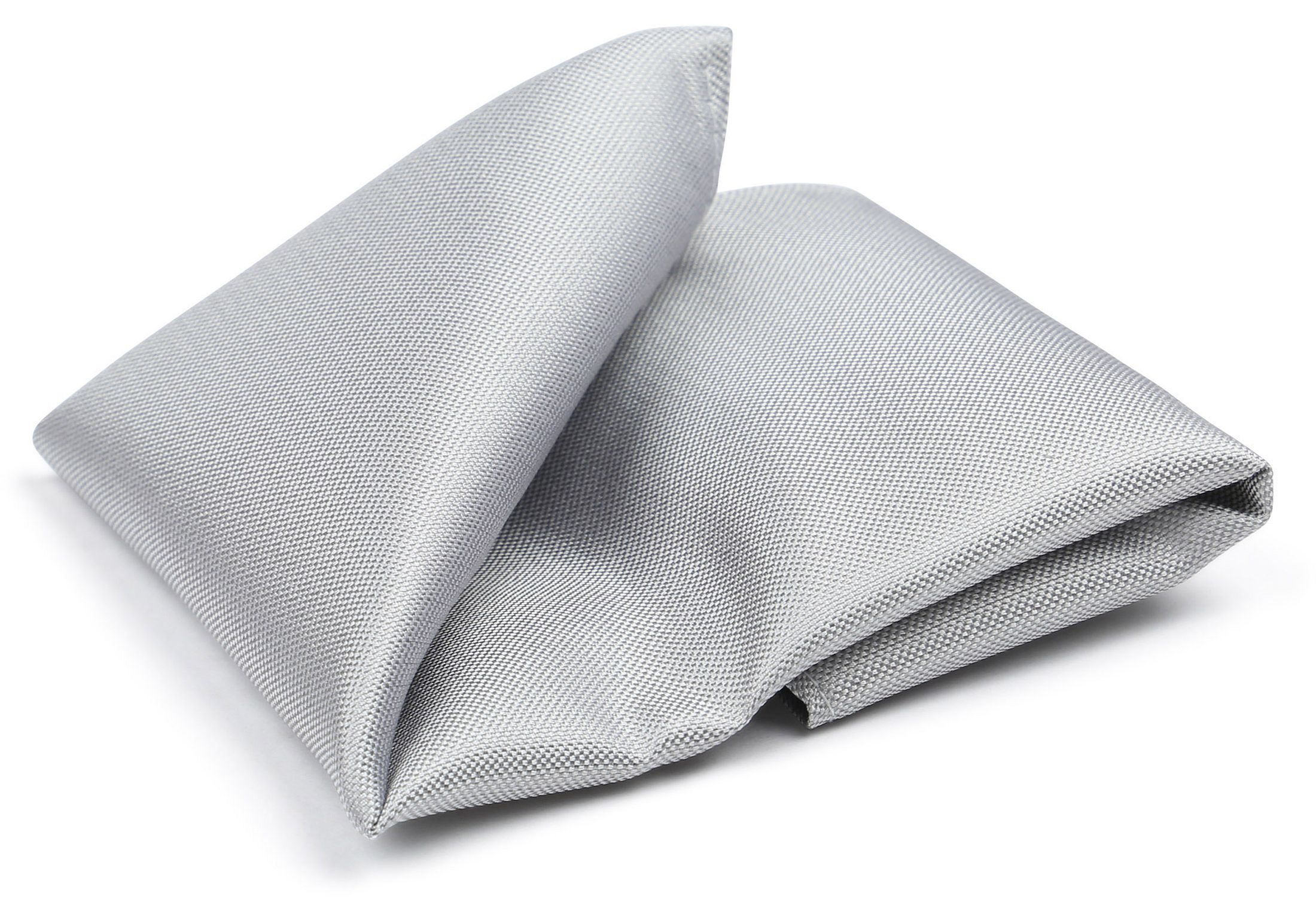 Suitable Silk Pocket Square Silver POMIOX-23 order online | Suitable