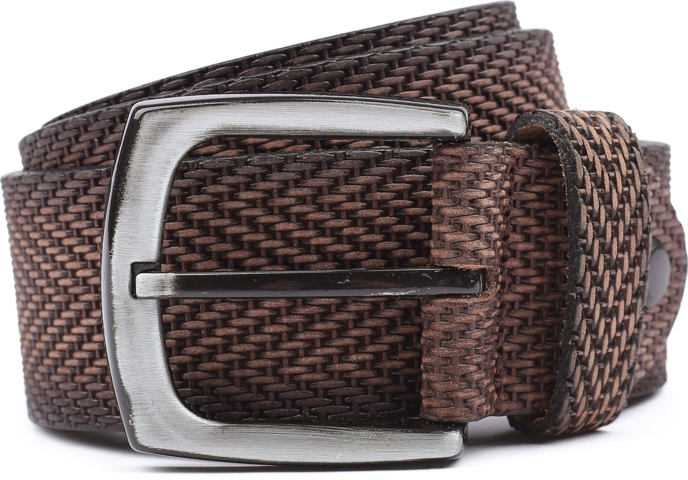 Suitable Riem Structuur Leer Bruin 1100465.023 kopen | Suitable