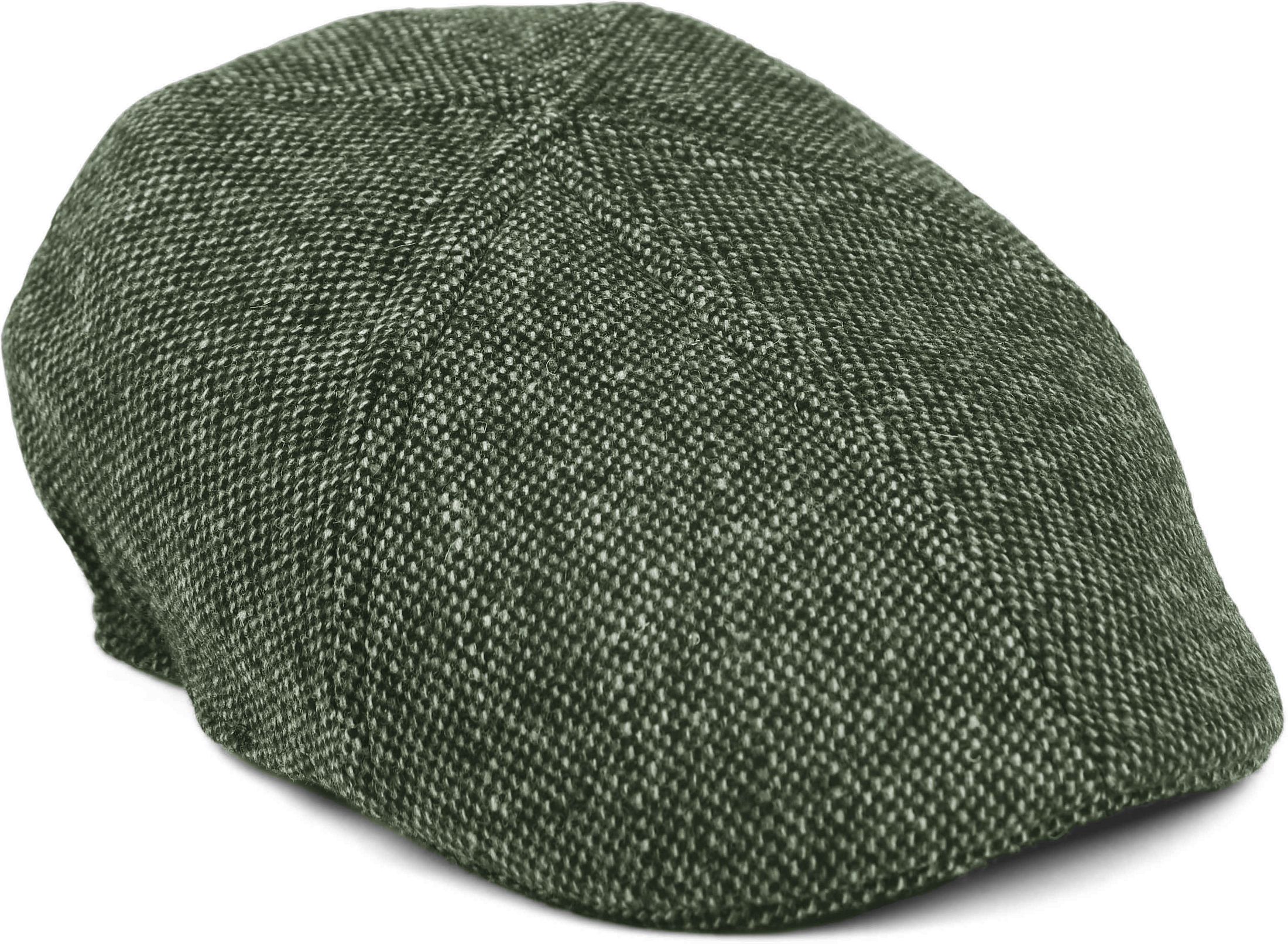 Køb Suitable Flad Hat Grøn FLCAP-TWEED-24.01 green  | Suitable