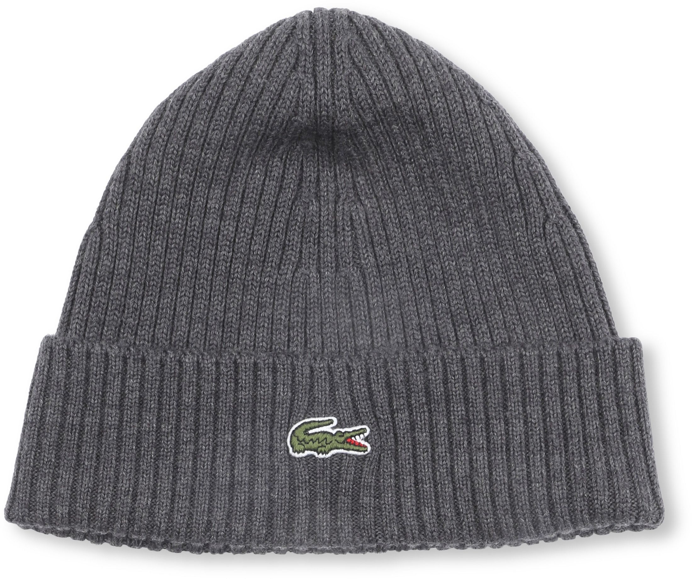 Lacoste Knitted Beanie Wool Anthracite order online | RB0001-050 | Suitable Liechtenstein