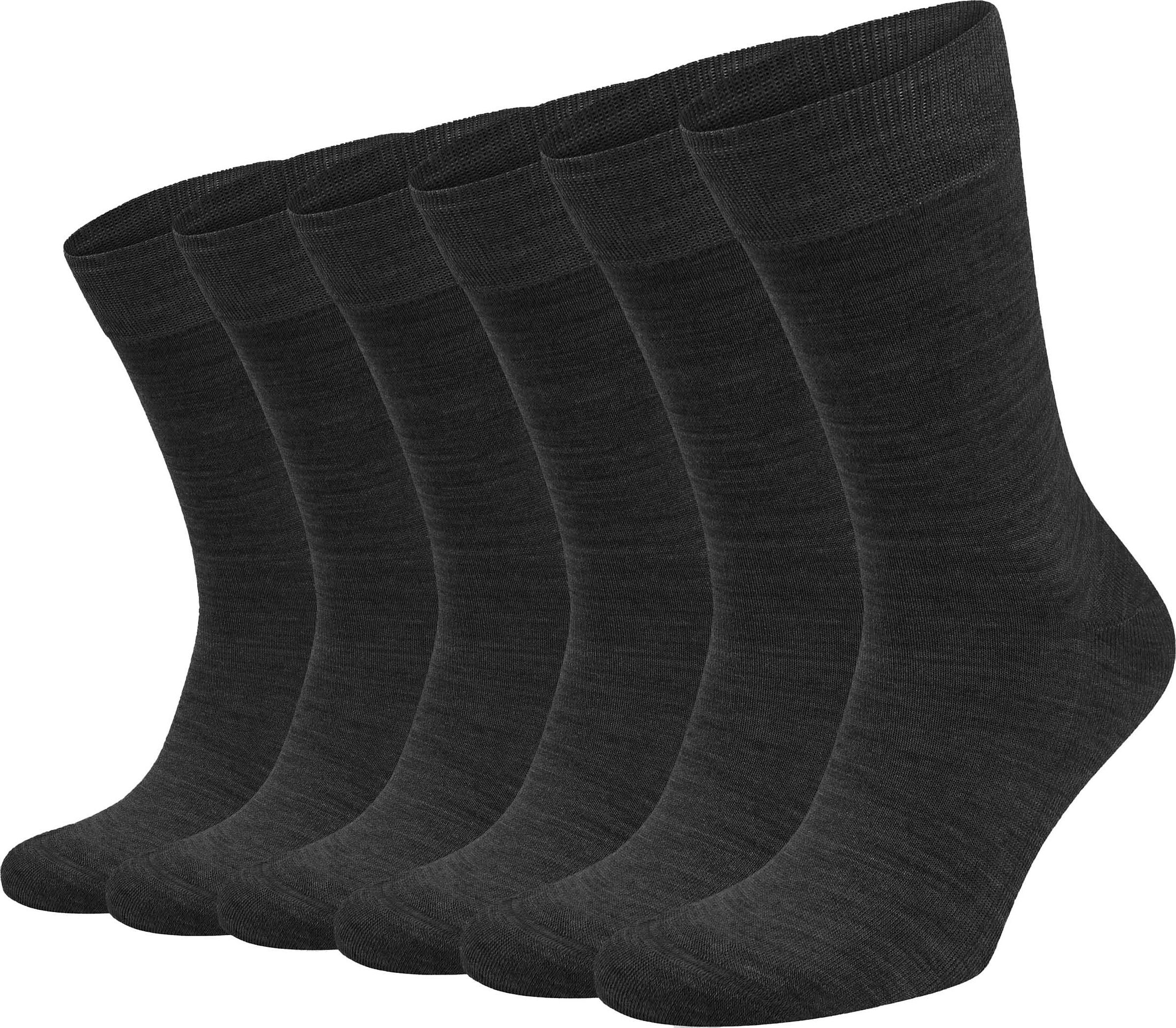 Suitable skarpety Szary 989620103000-Antracite-2 pack 6-pack