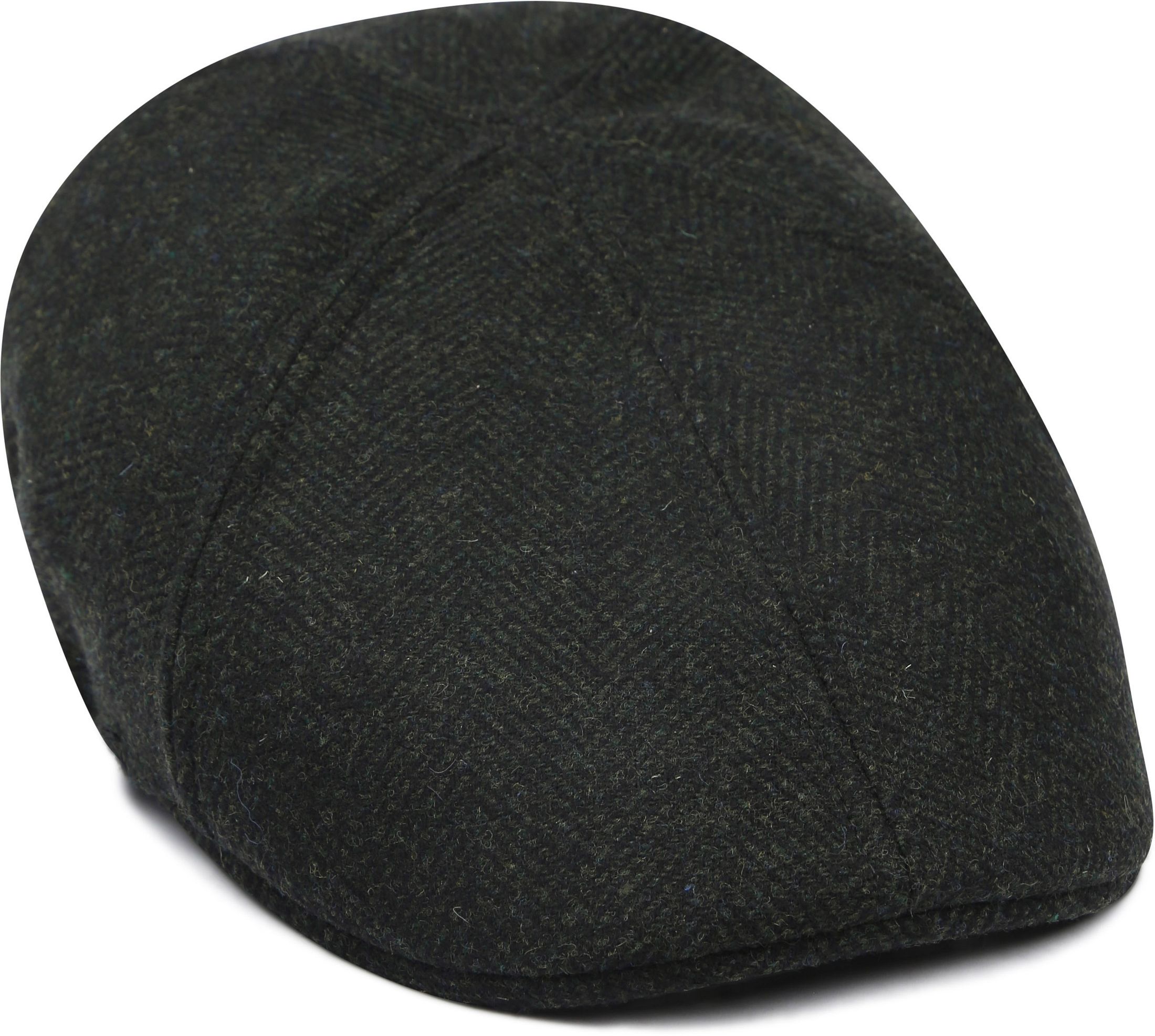 Køb Suitable Flad Kasket Wool Herringbone Mørkegrøn FLCAP-LMBS-STBL-012 | Suitable