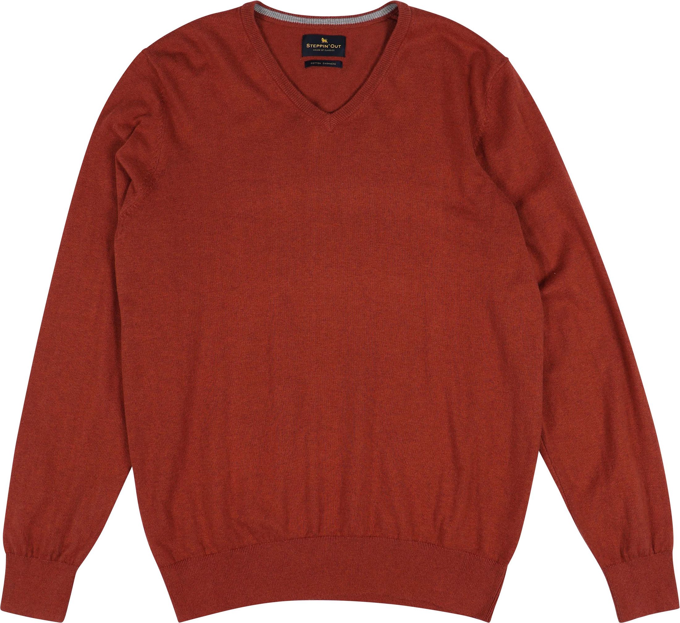 Steppin' Out Women Pullover Cotton Cashmere Red order online | SM232.1201.01-Brick Red | Suitable Greece