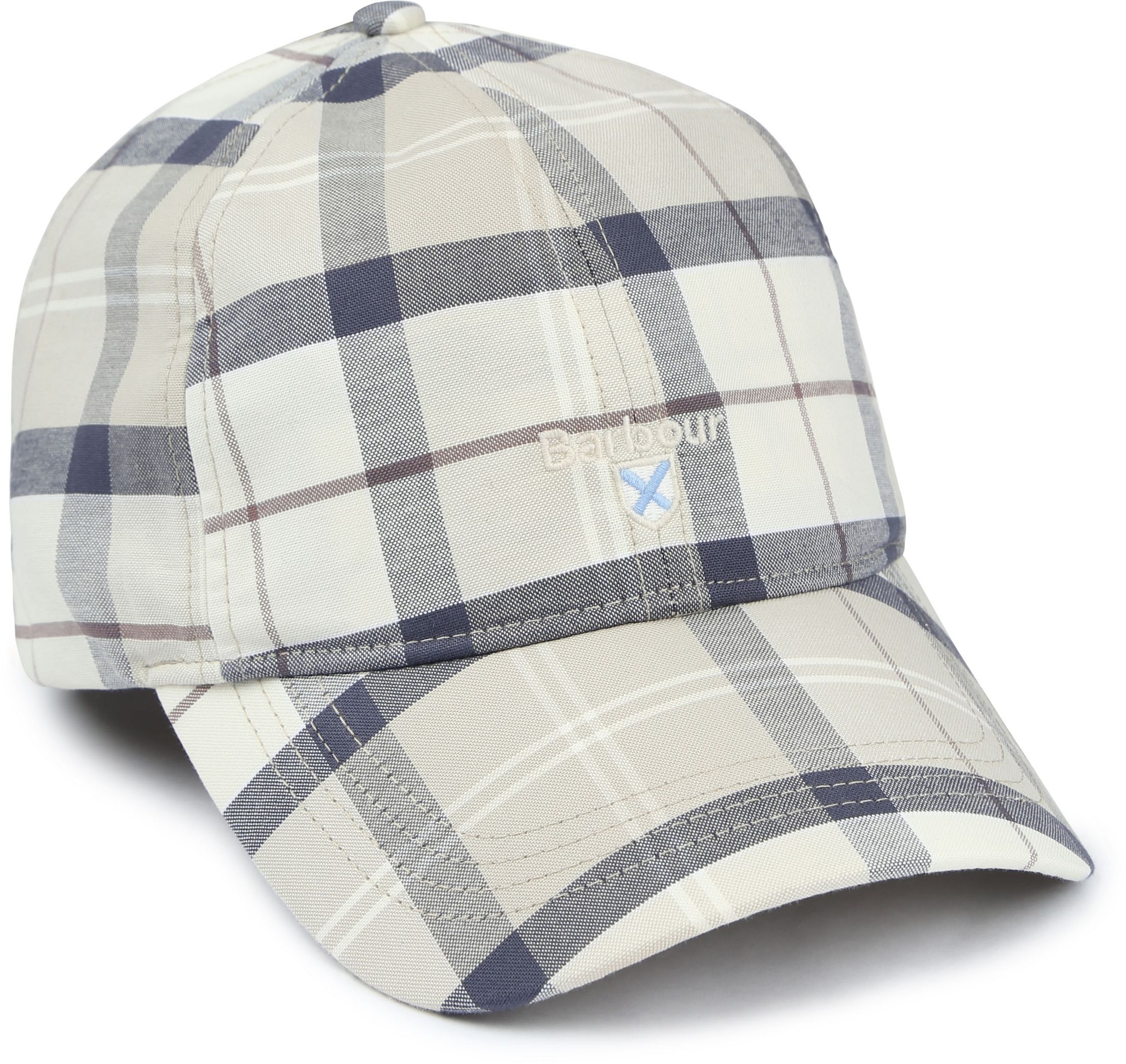 Barbour Cap Tartan Checkered Ecru order online | Suitable