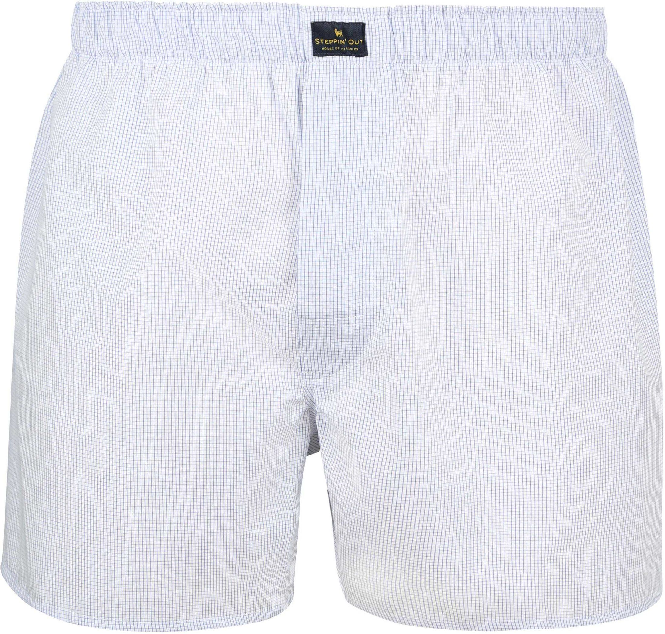 Køb Steppin' Out Boxer Checky Blå BOX-STEPP-14 | Suitable