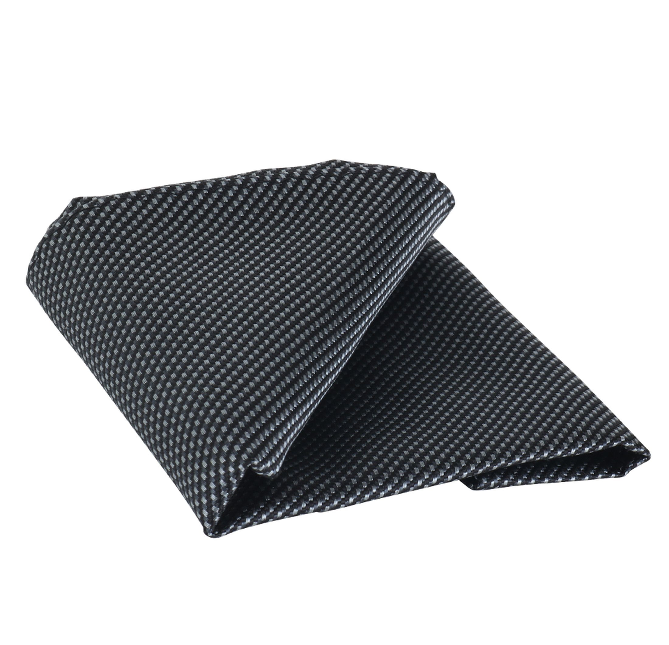 Einstecktuch Seide Dunkelgrau Motiv 91009P08A