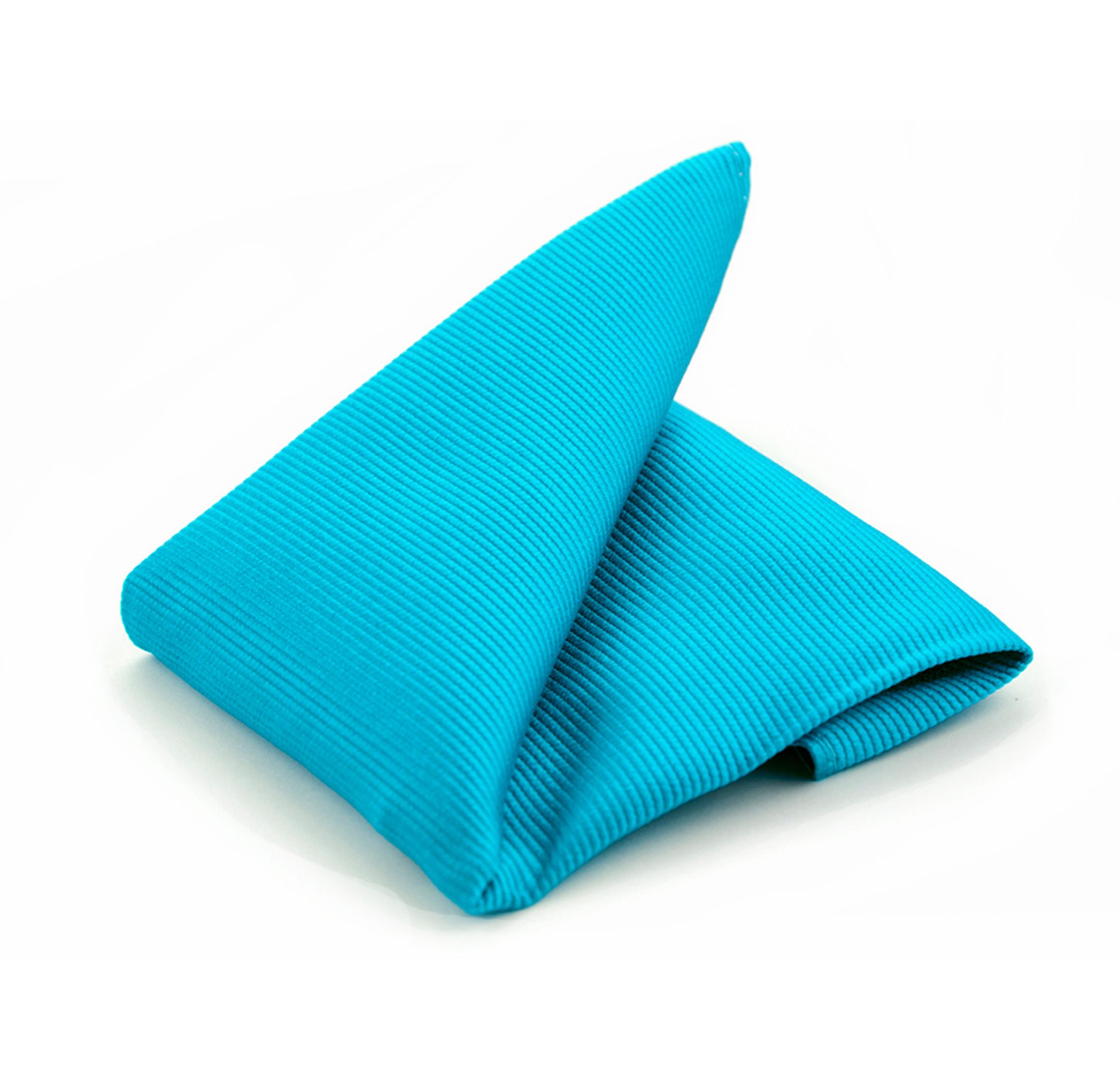Pochette de Costume Soie Turquoise F24 91007P24A