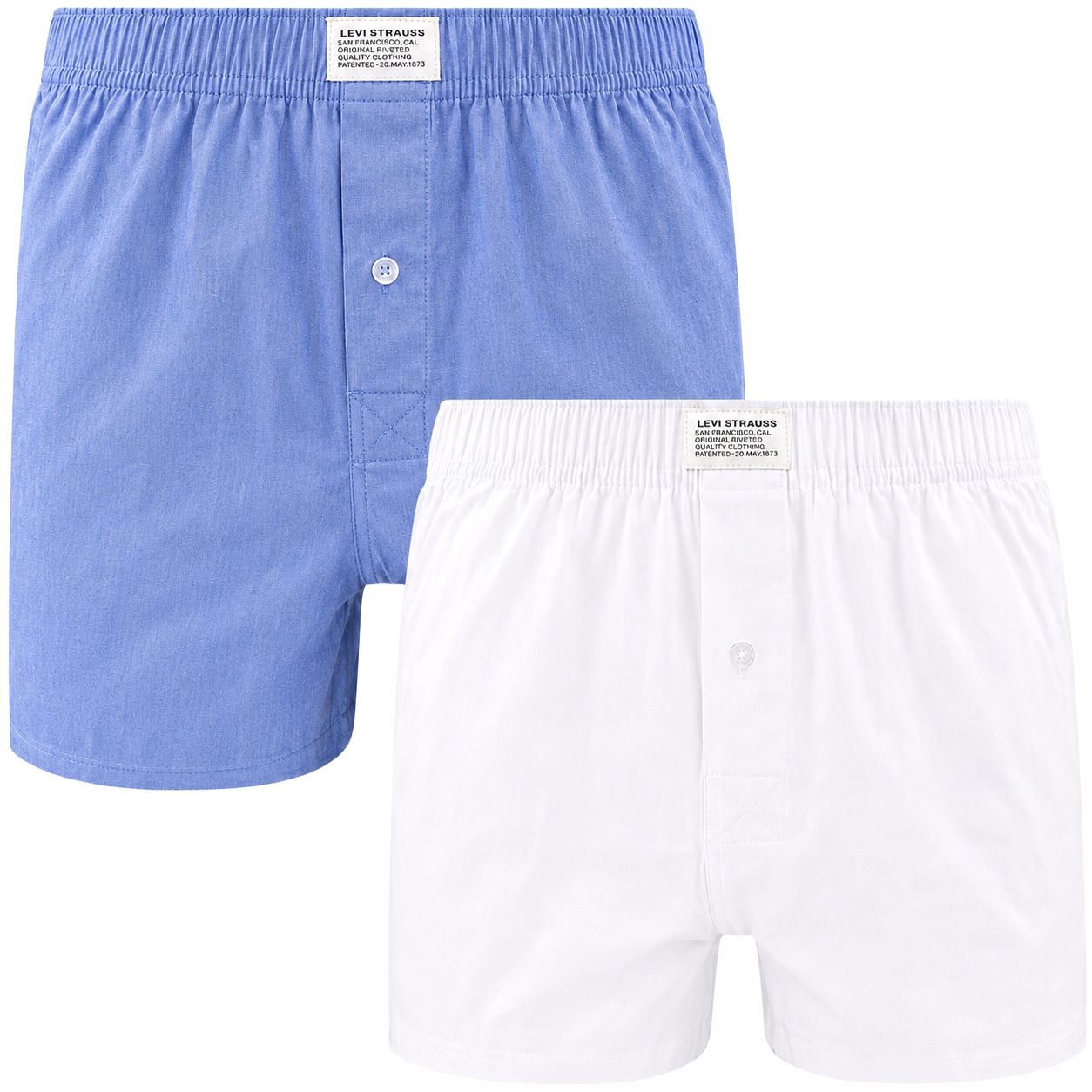 Levi's Woven Boxershorts 2-Pack Blue White order online | 701237999-002 | Suitable Finland