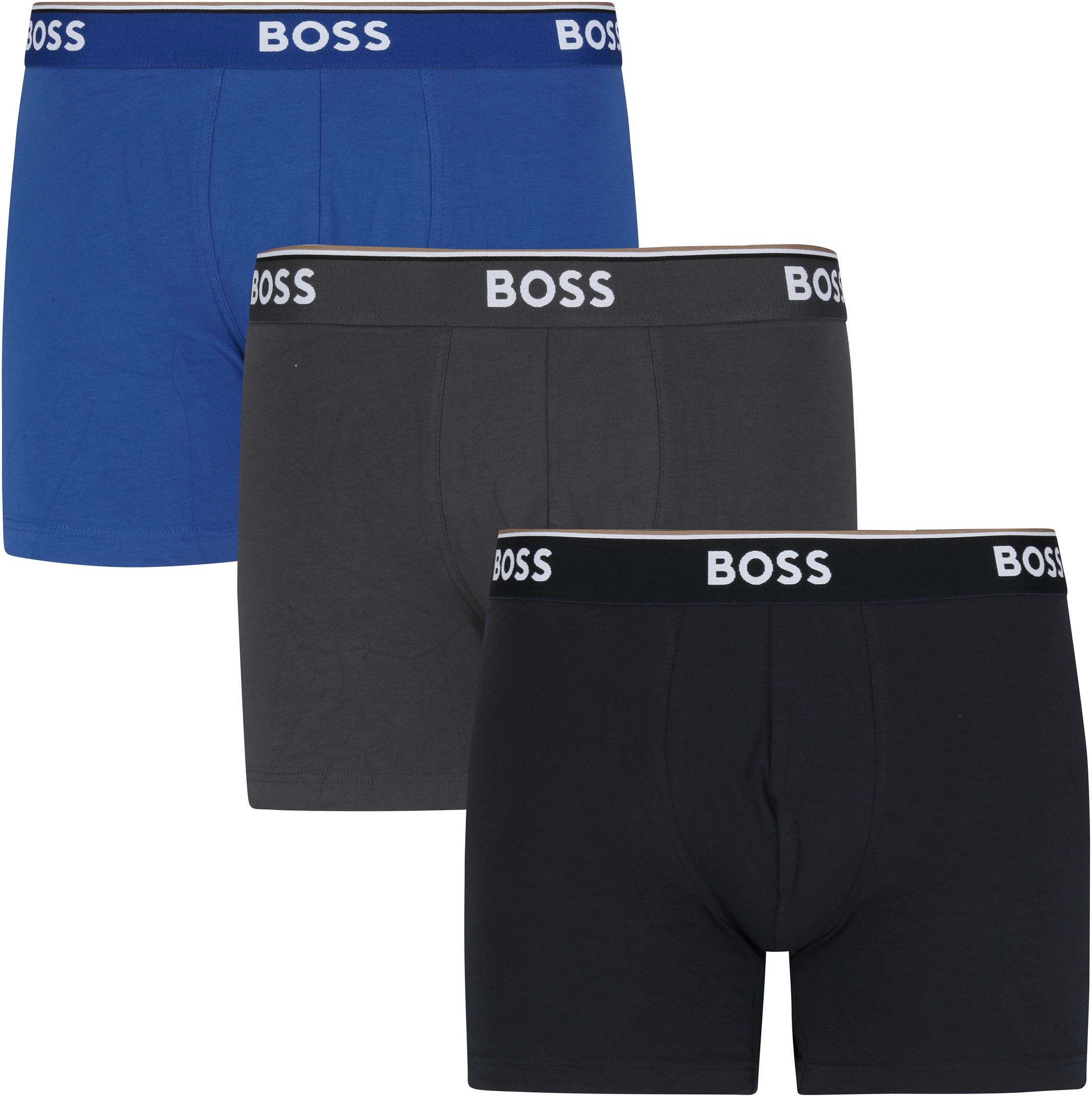 BOSS Bokserka Niebieski 50475282-487 3-pack
