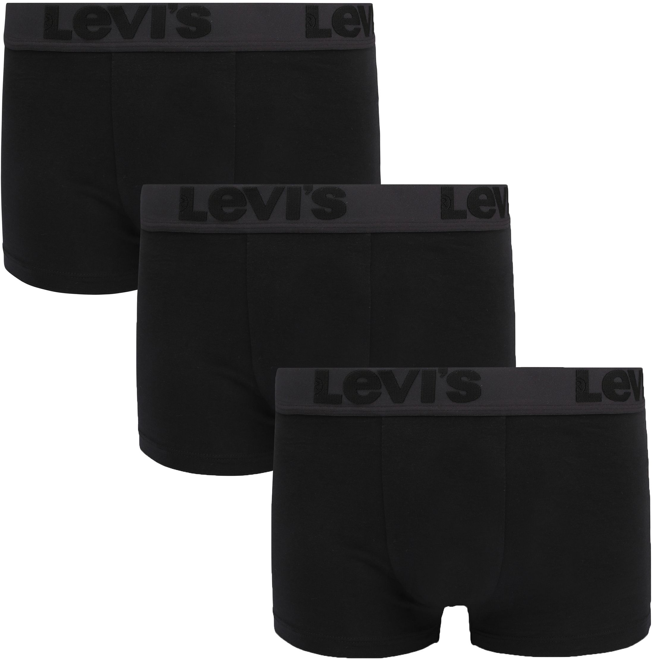 Levi's Boxershorts 3-Pack Uni Zwart 905042001-001 kopen | Suitable