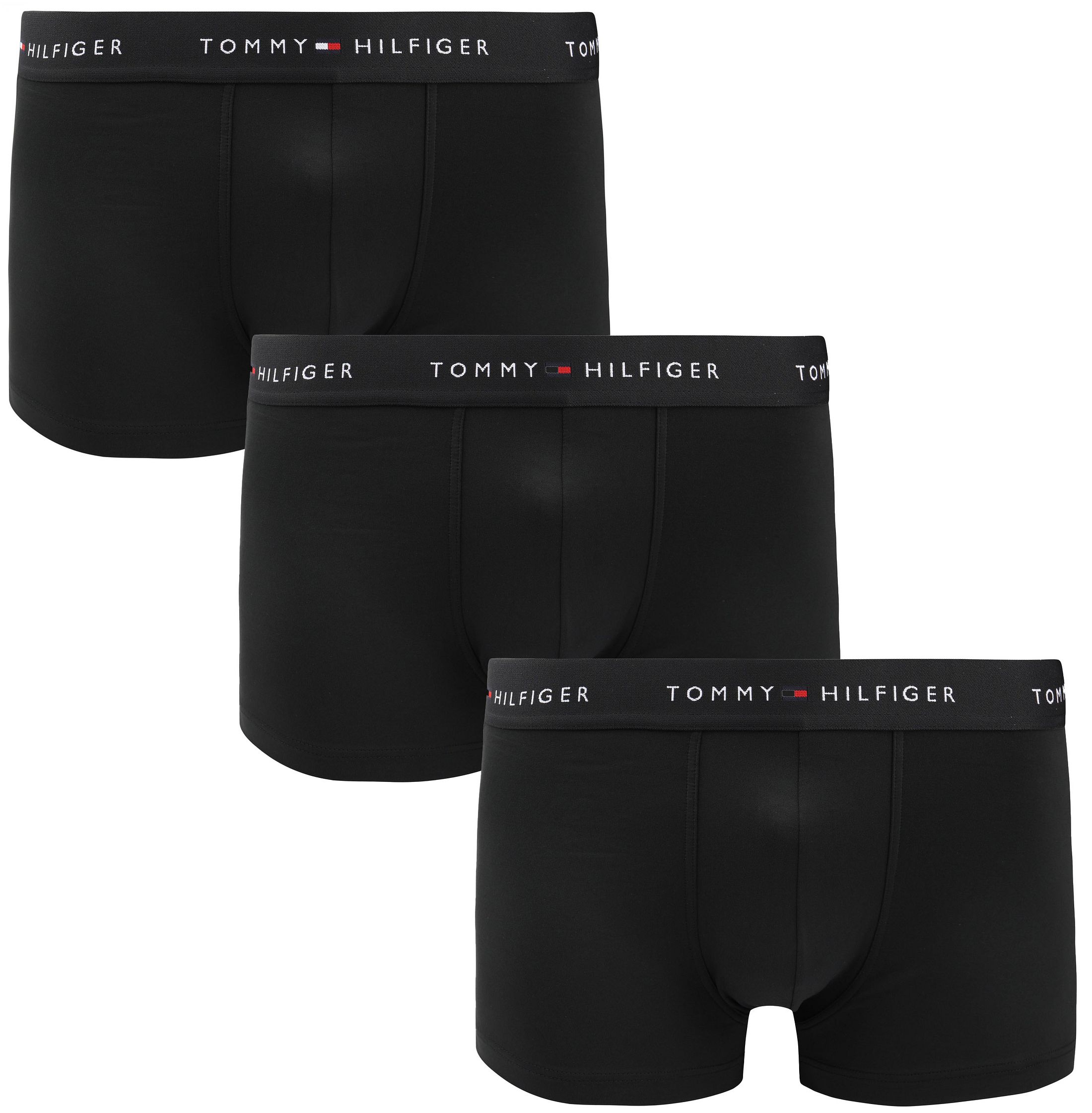 Tommy Hilfiger Boxer Trunk Microfiber 3-Pack Zwart UM0UM03877-BEH kopen | Suitable