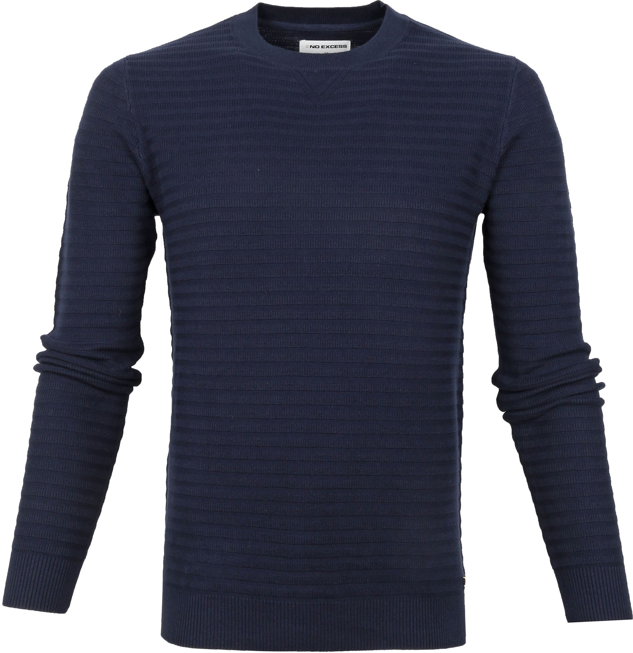 No Excess Pull-over Côtelé Bleu Foncé 99211126 commander en ligne | Suitable