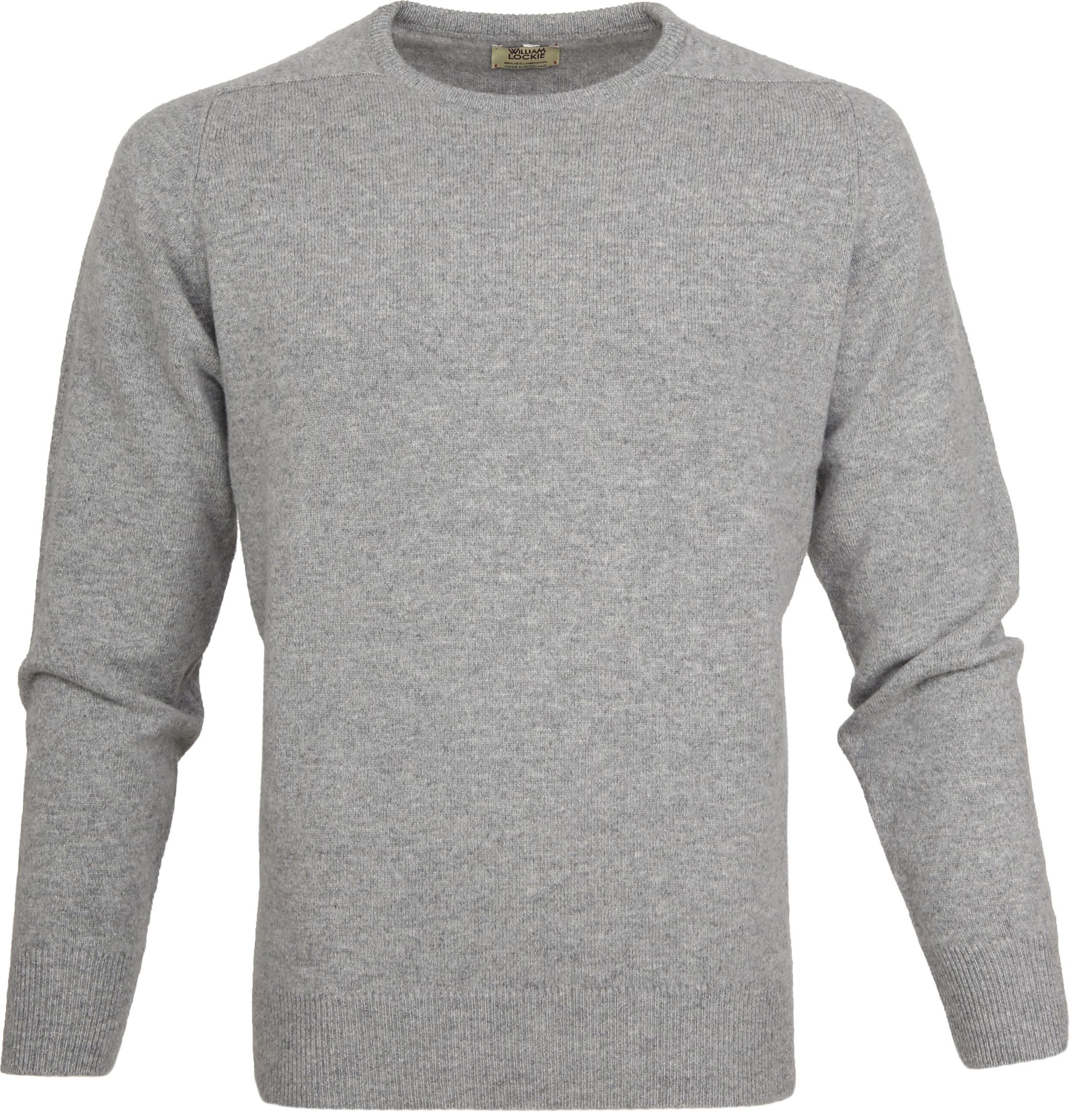 William Lockie Lammull Grå 7097 DF ONECK Flannel