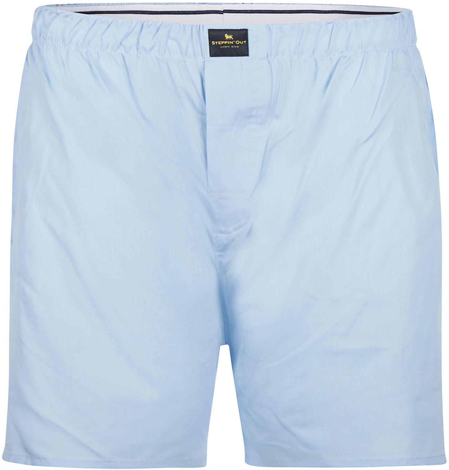 Steppin' Out Boxershorts i Solid Poplin Lyseblå SM1601.0001-2001