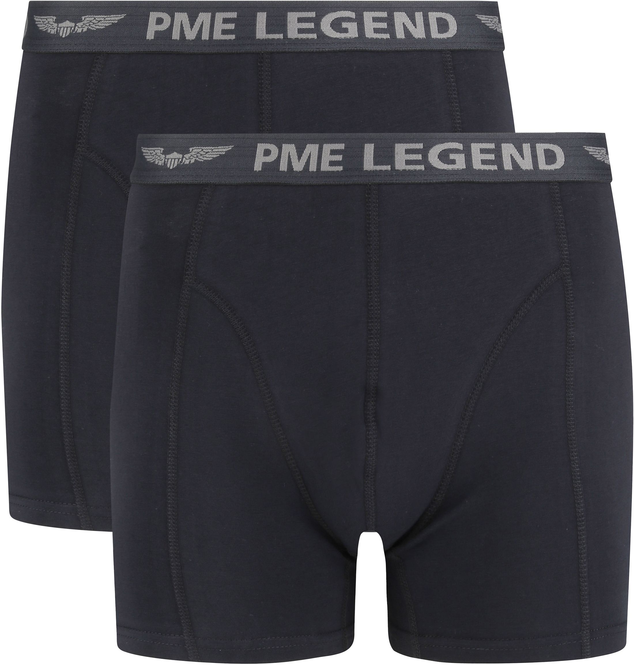 PME Legend Boxershorts 2-Pack Enfärgade Svart PUW00200