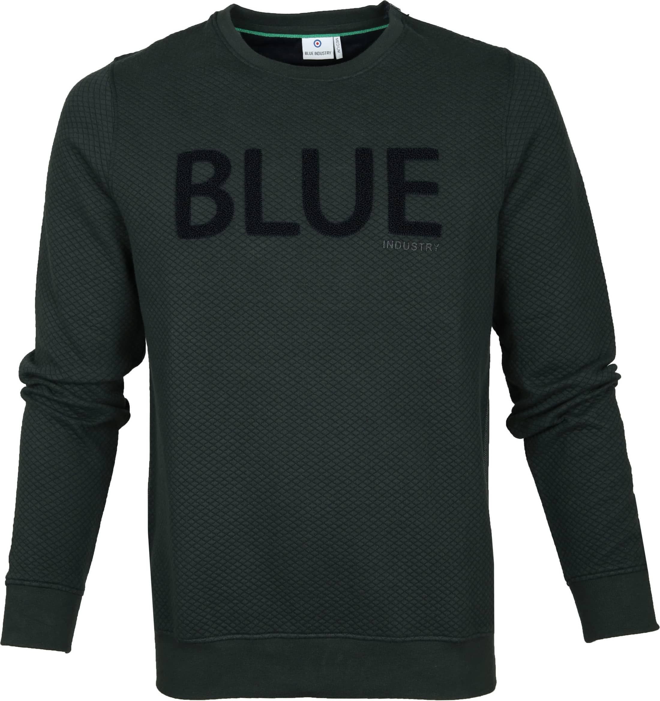 Blue Industry Sweter Zielony KBIW18-M34 