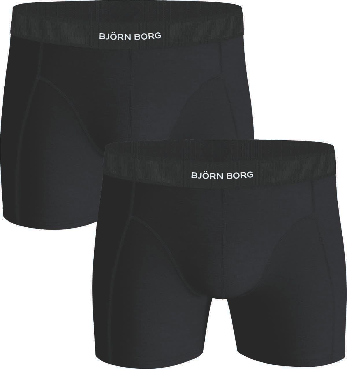 Bjorn Borg Boxershorts i Sort 2 Pakke 10001298-MP001