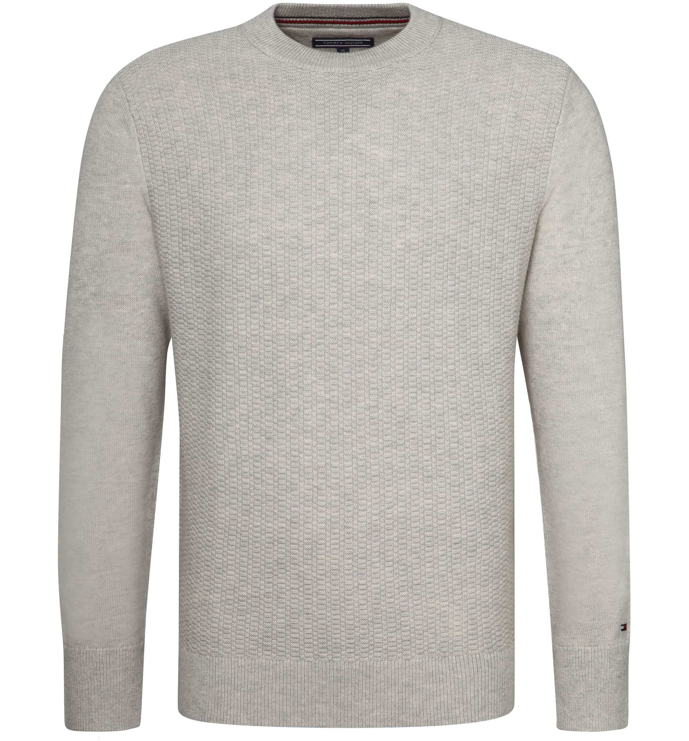 Køb Tommy Hilfiger Striktrøje Off White MW0WM08656-002 | Suitable