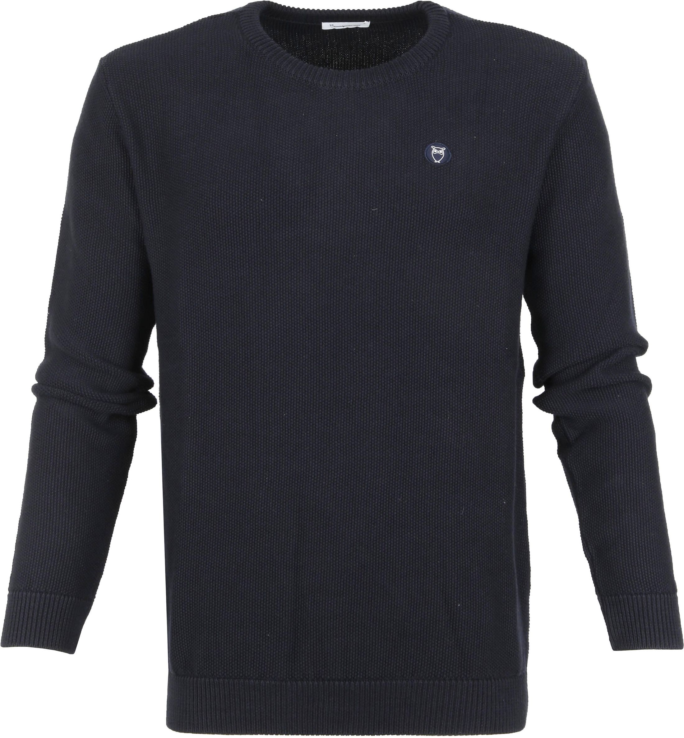 KnowledgeCotton Apparel Trui Field Donkerblauw 80601-1001 kopen | Suitable