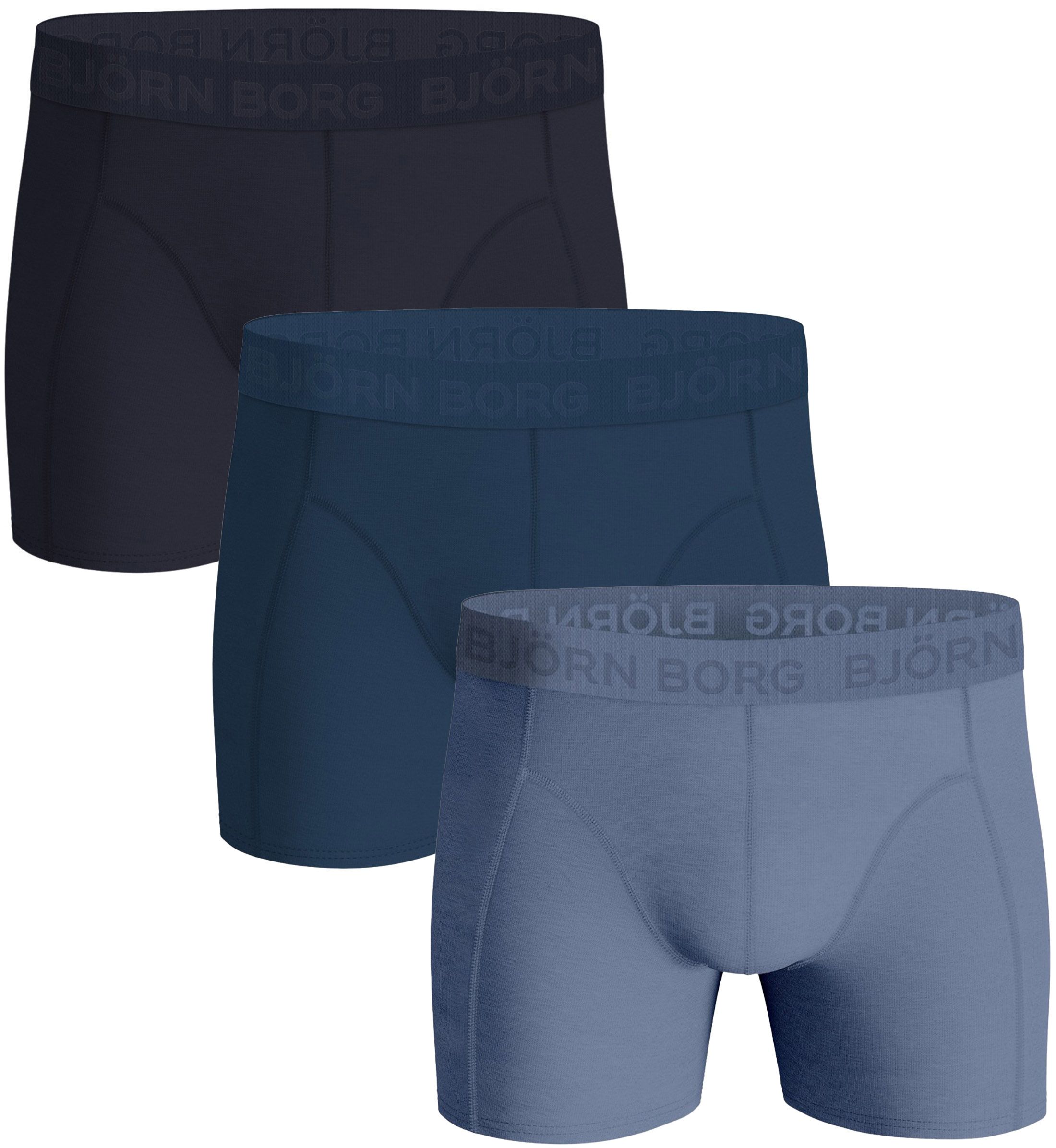 Bjorn Borg Boxers 3Pack Stretch Blue  10004233-MP006 order online | Suitable