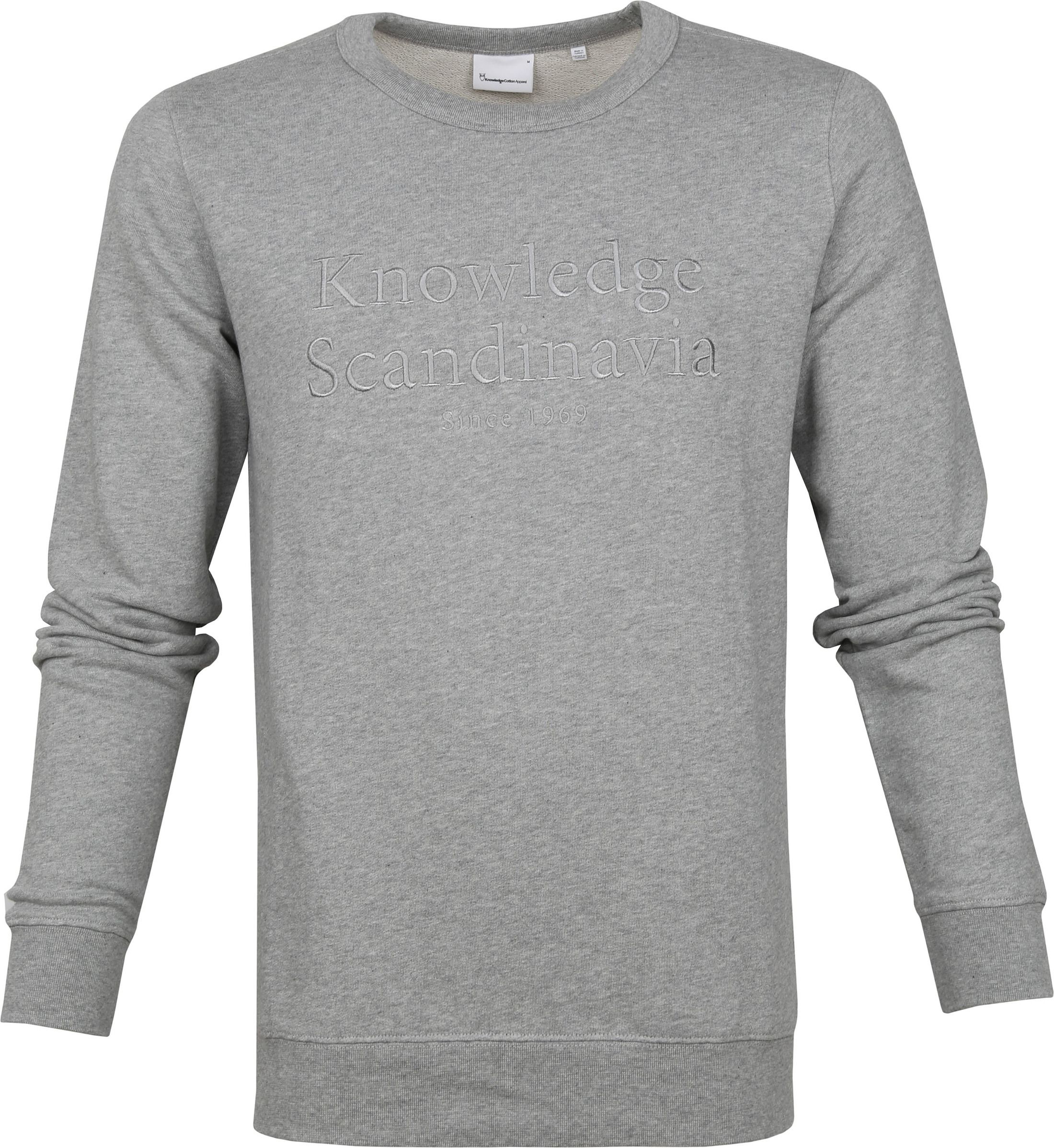 KnowledgeCotton Apparel Genser Elm Grå 30511-1012