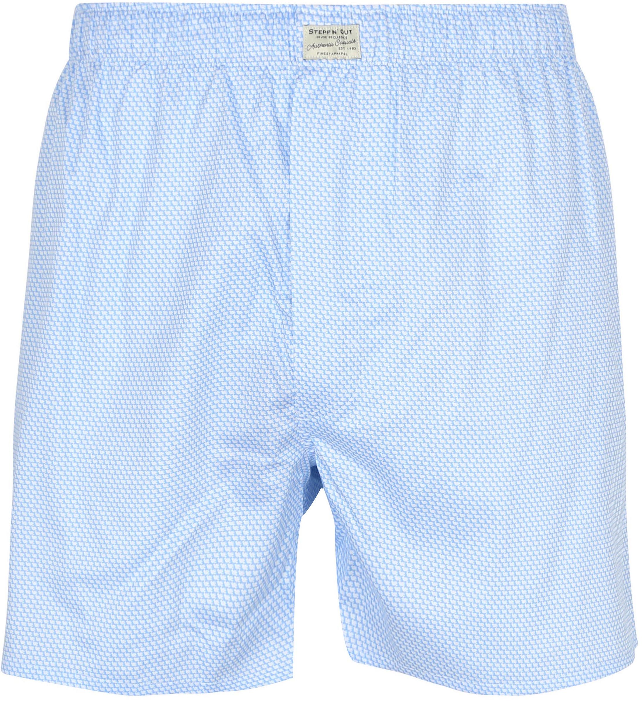 Steppin' Out Boxershorts med print i lys blå SM1601.0028-2001