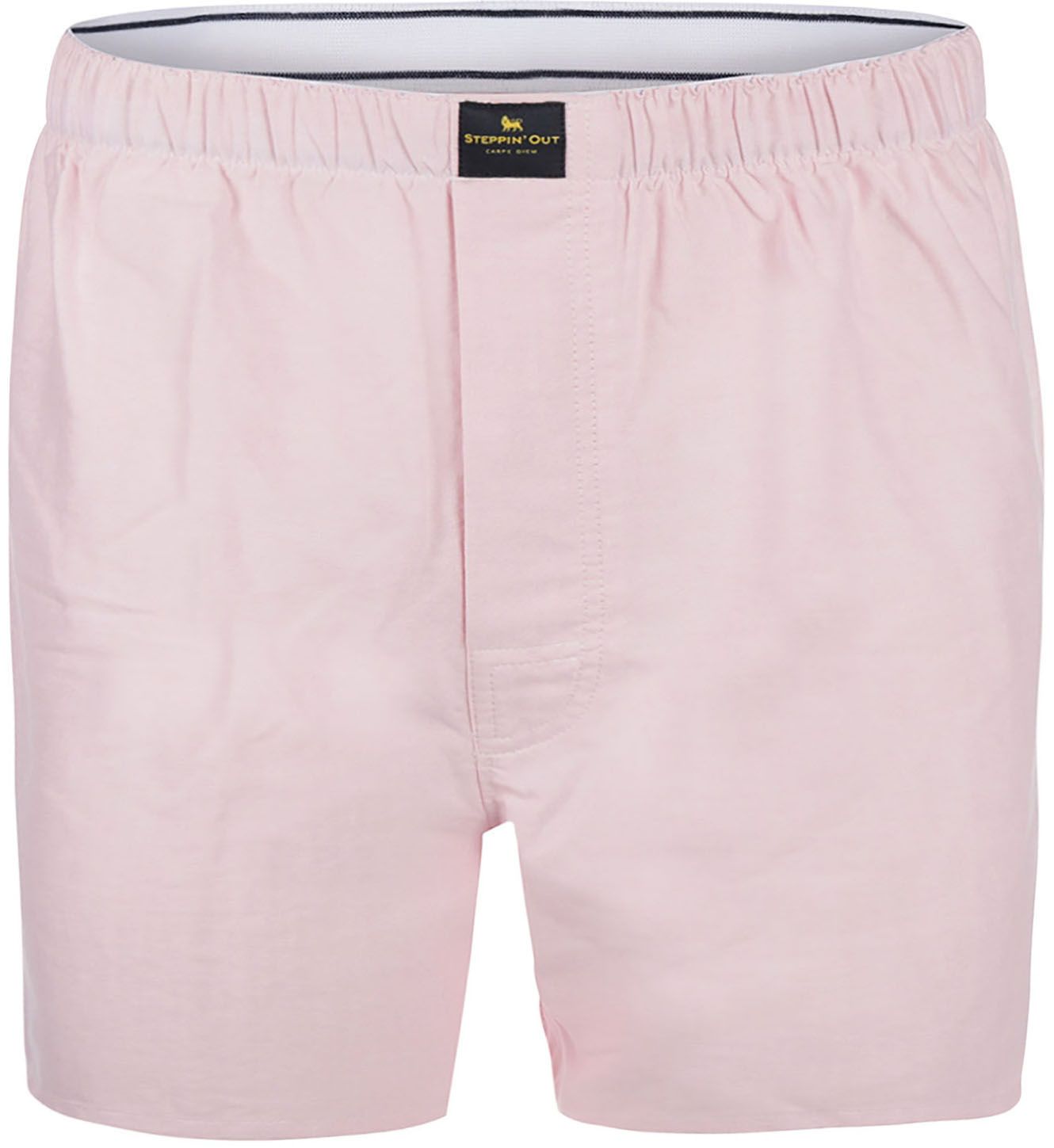 Steppin' Out Boxershorts i Pink Oxford BOX-STEPP-02