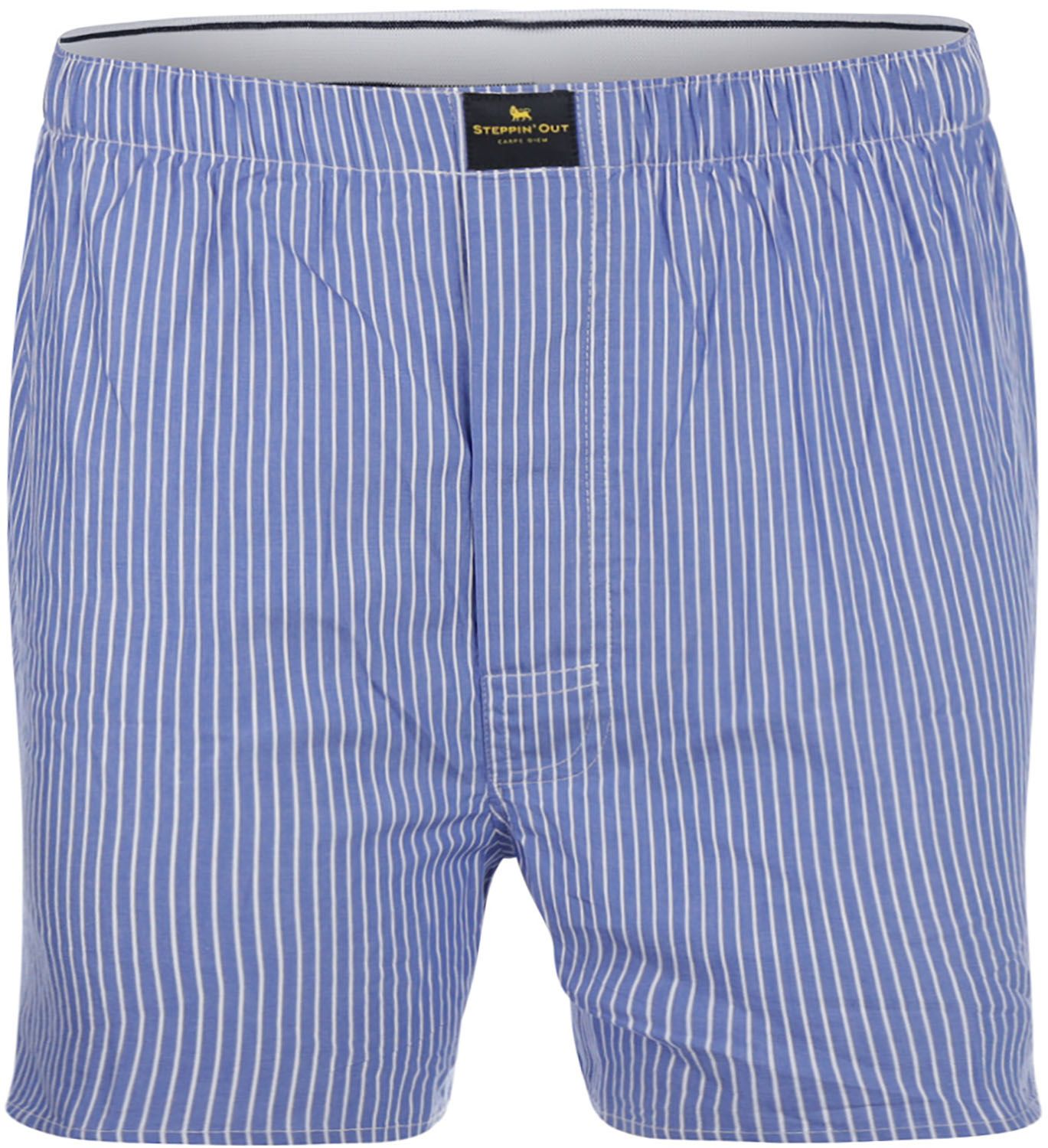 Steppin' Out Boxershort Poplin Rayures Bleu SM232.1601.14-2002 commander en ligne | Suitable