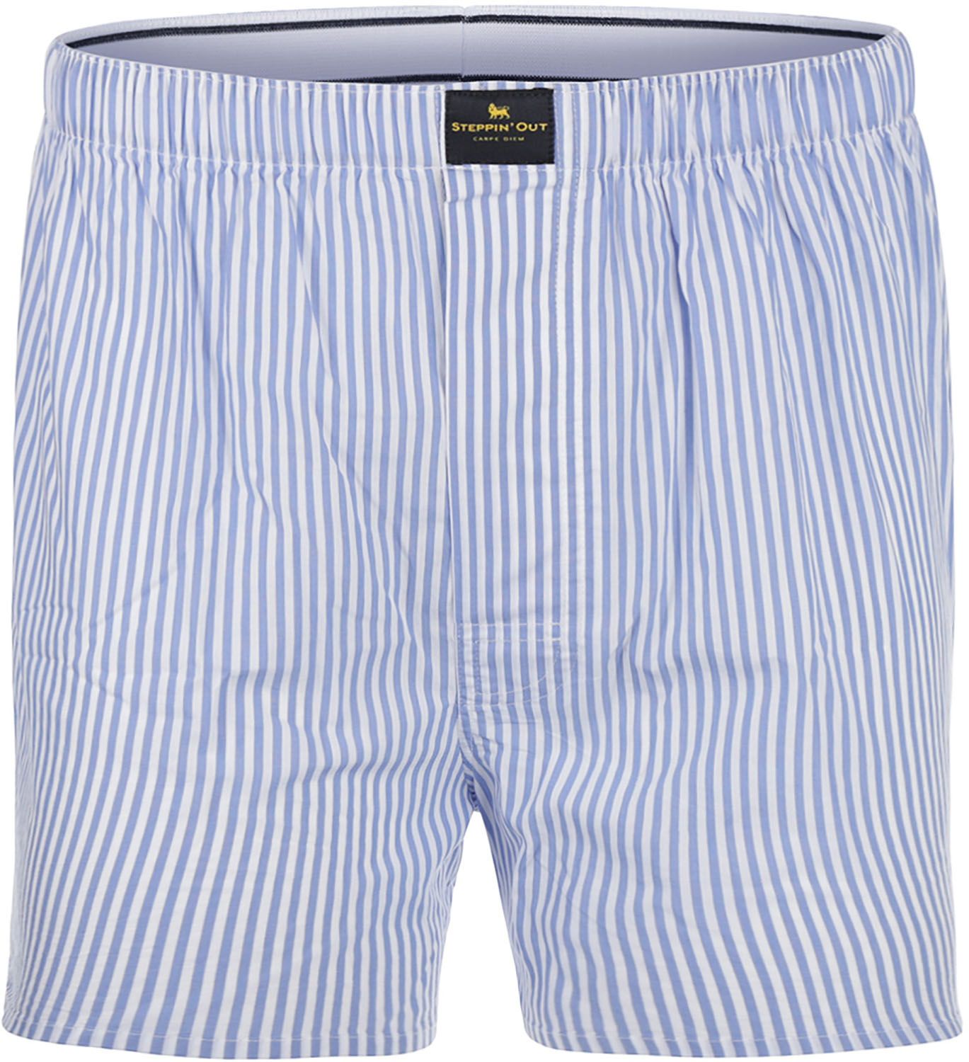Steppin' Out Caleçon Poplin à Rayures Bleu commander en ligne | SM232.1601.13-2002 | Suitable Luxembourg