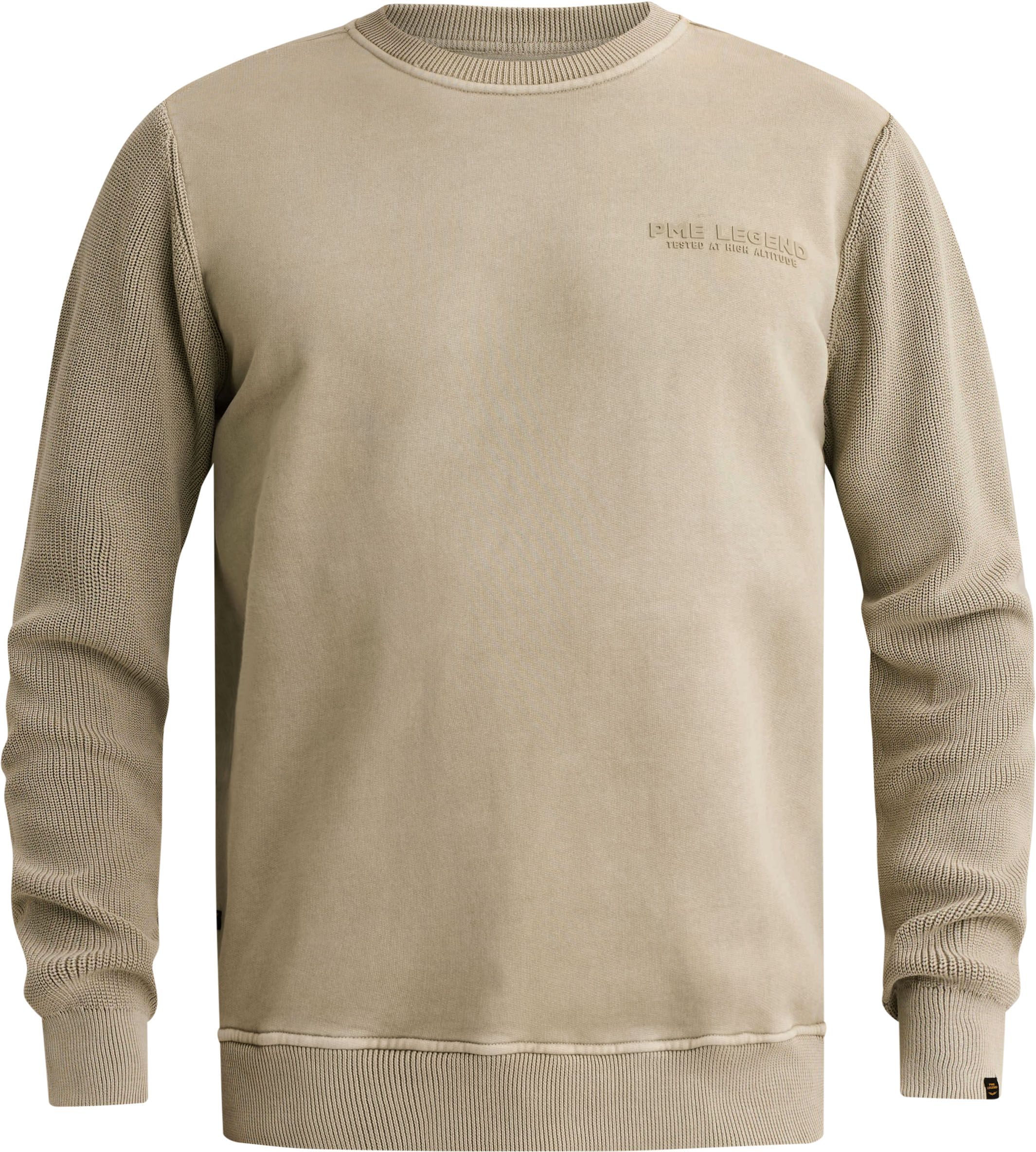 PME Legend Sweater Logo Abbey Stone PSW2610323-6412 commander en ligne | Suitable