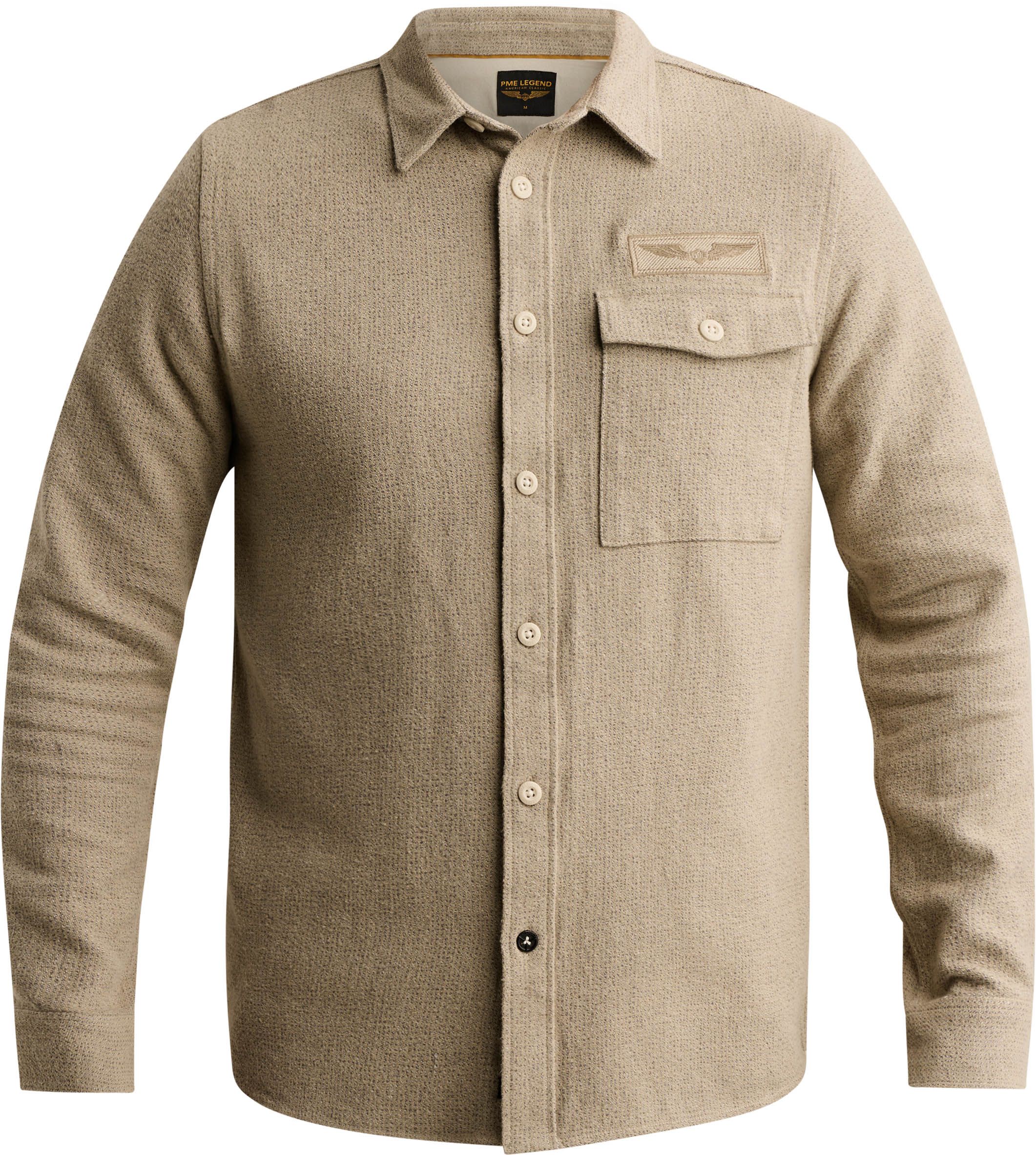 PME Legend Flanel Overhemd Abbey Stone PSI2610214-6412 kopen | Suitable