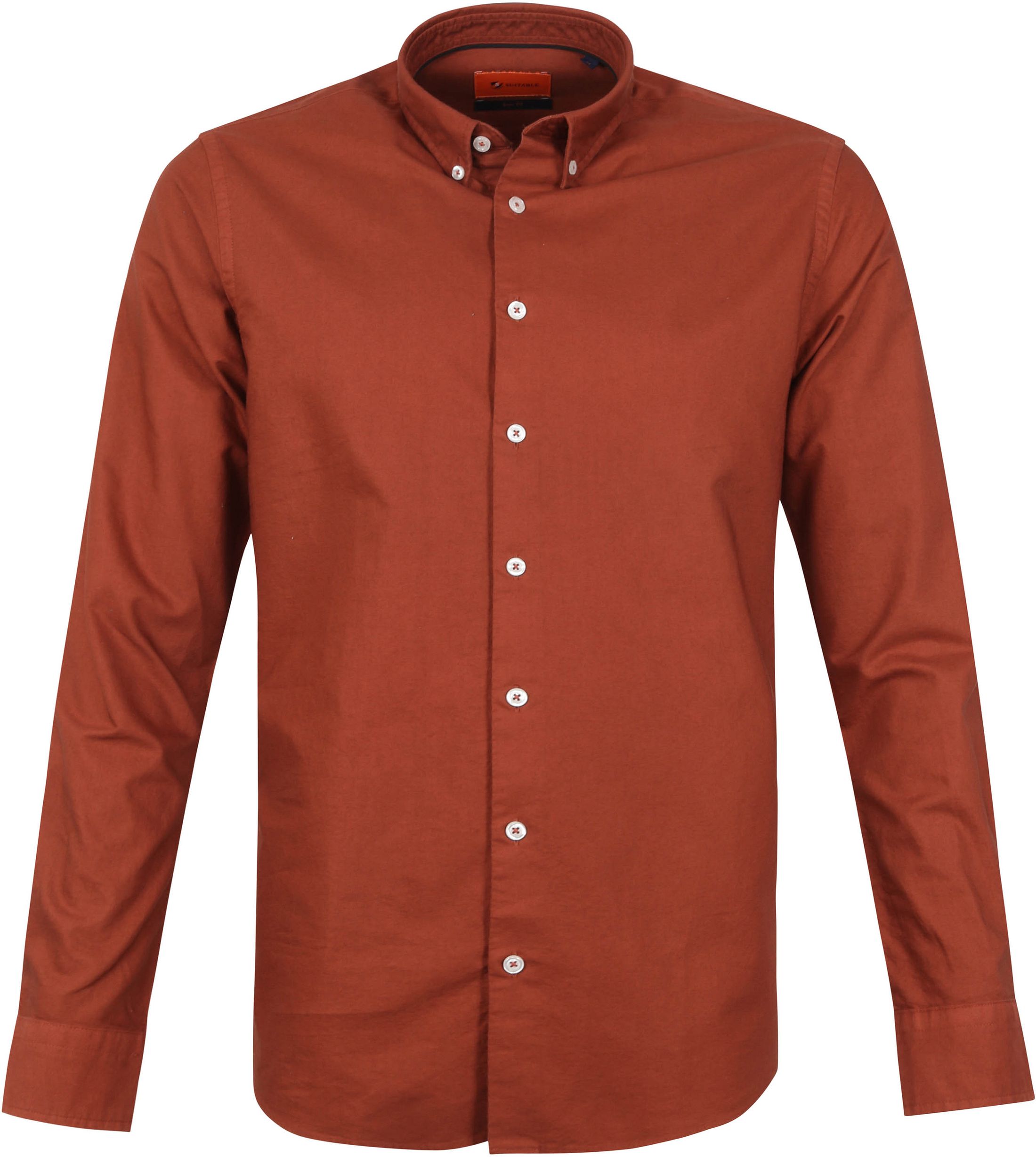 Suitable Hemd BD Oxford Rood BD12-03 kopen | Suitable