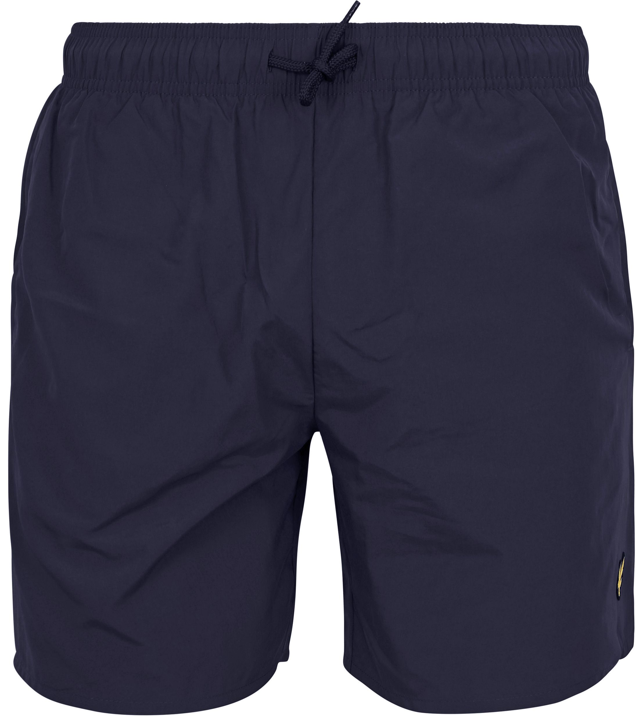 Lyle & Scott Badshorts Plain Navy Blå Mörkblå Storlek S