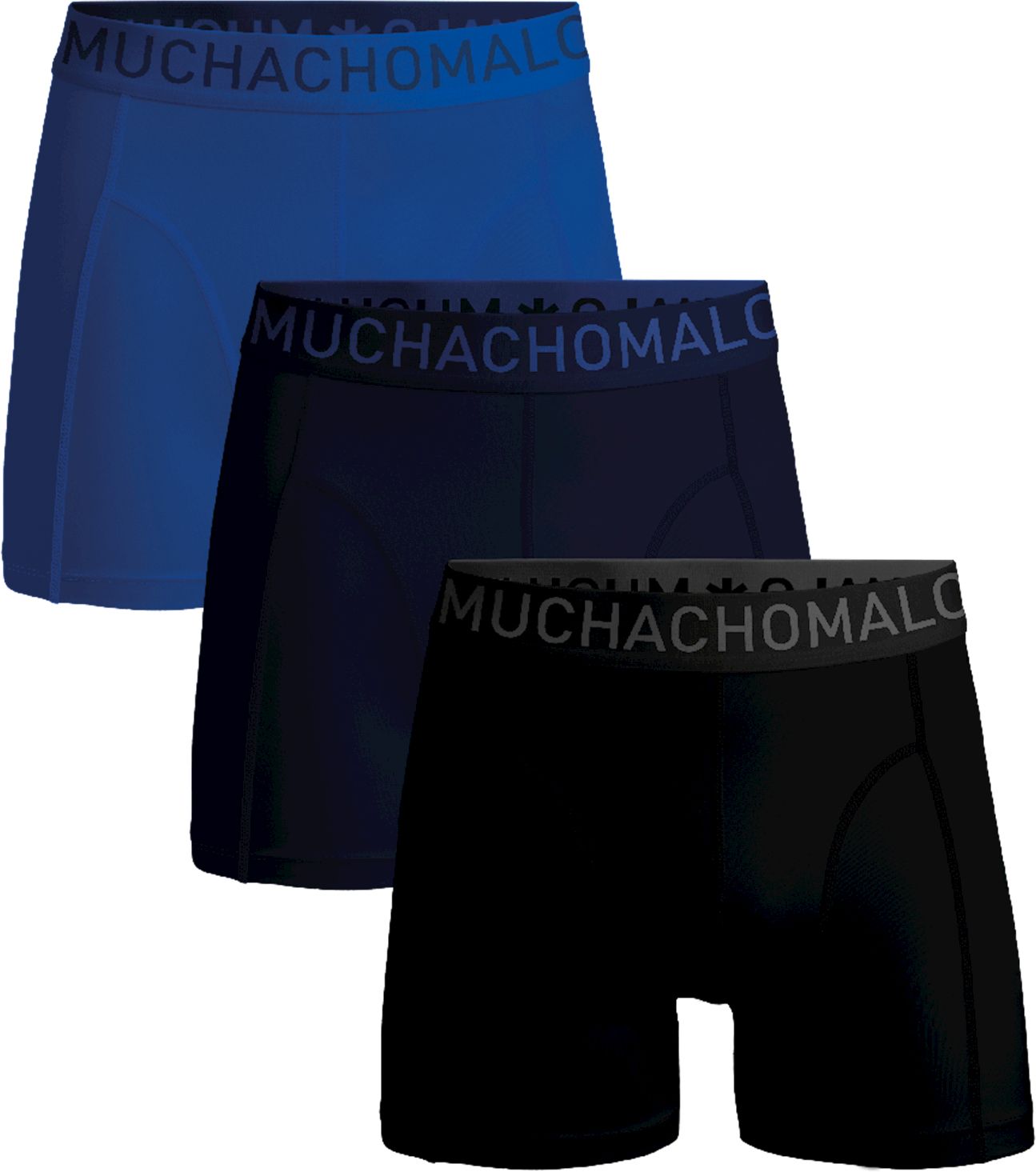 Muchachomalo Boxershorts Microfiber 3er-Pack 15 MICROFIB1010-15-Black/Blue/Blue kaufen | Suitable