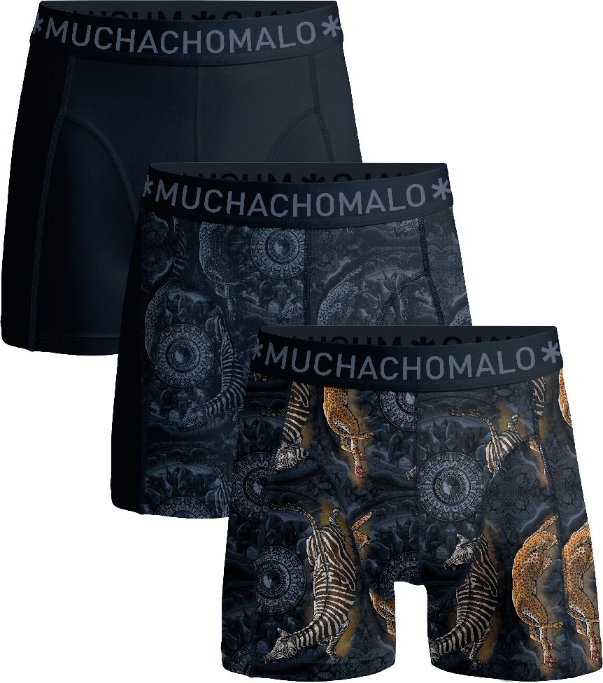 Muchachomalo Boxershorts 3-pakke Circle Of Life U-CIRCLEOFLIFE101-Print/Print/Blue