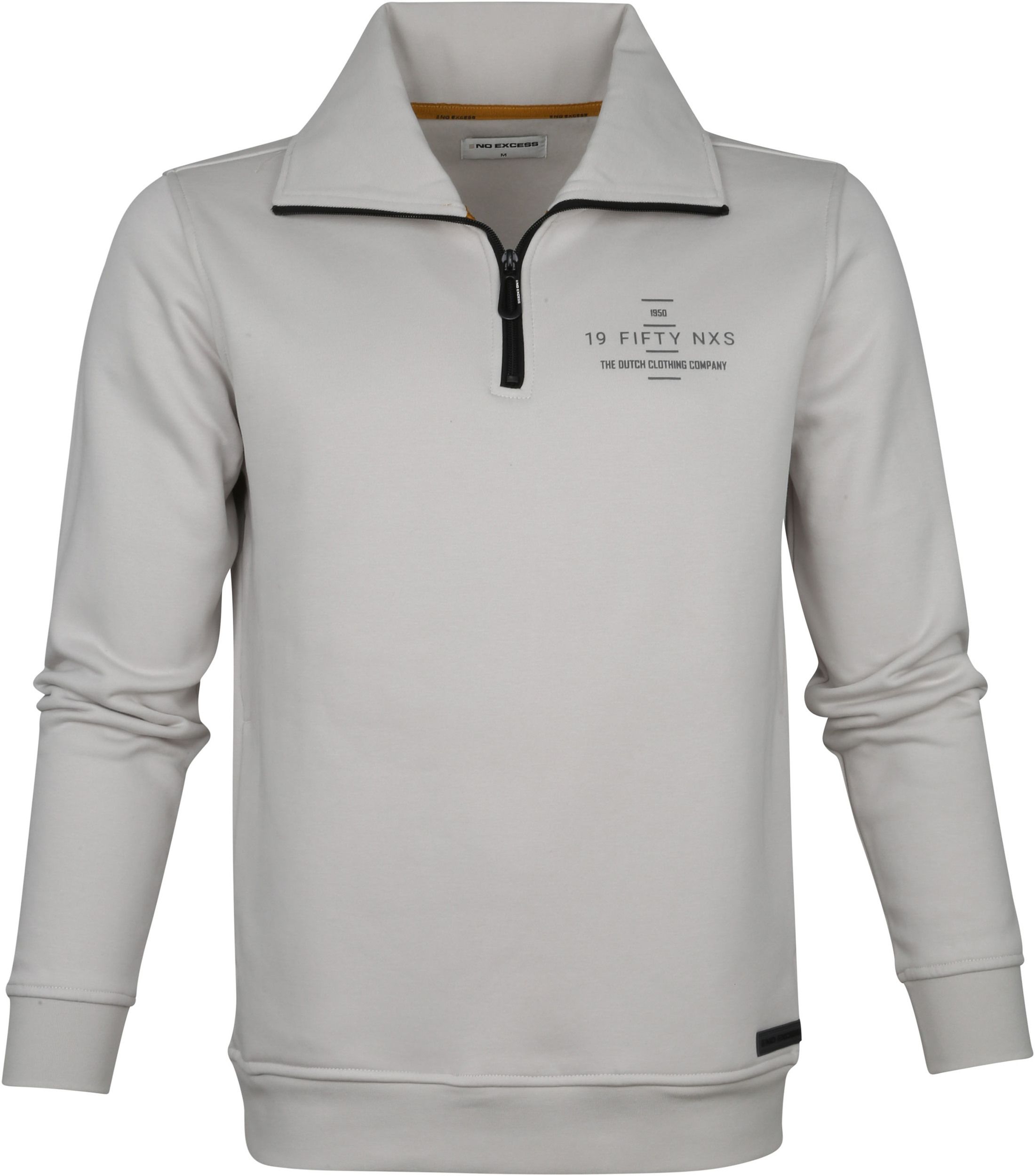 No Excess Halvveis Glidelås Genser Beige 99101115